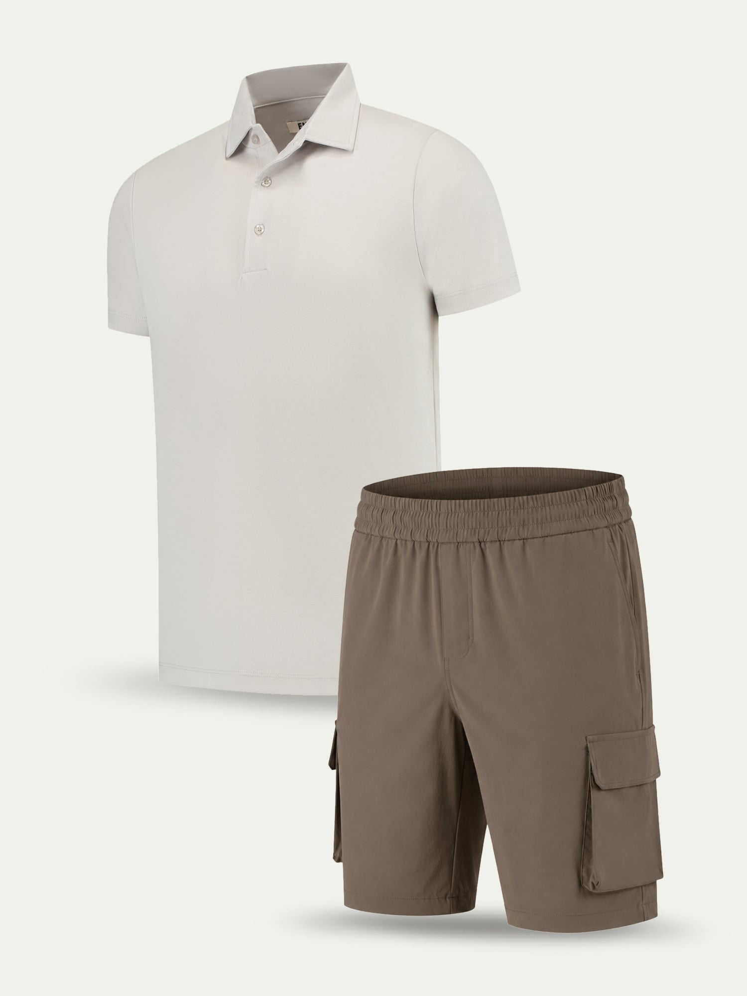 Lux Cargo Set - Beige / Mocca