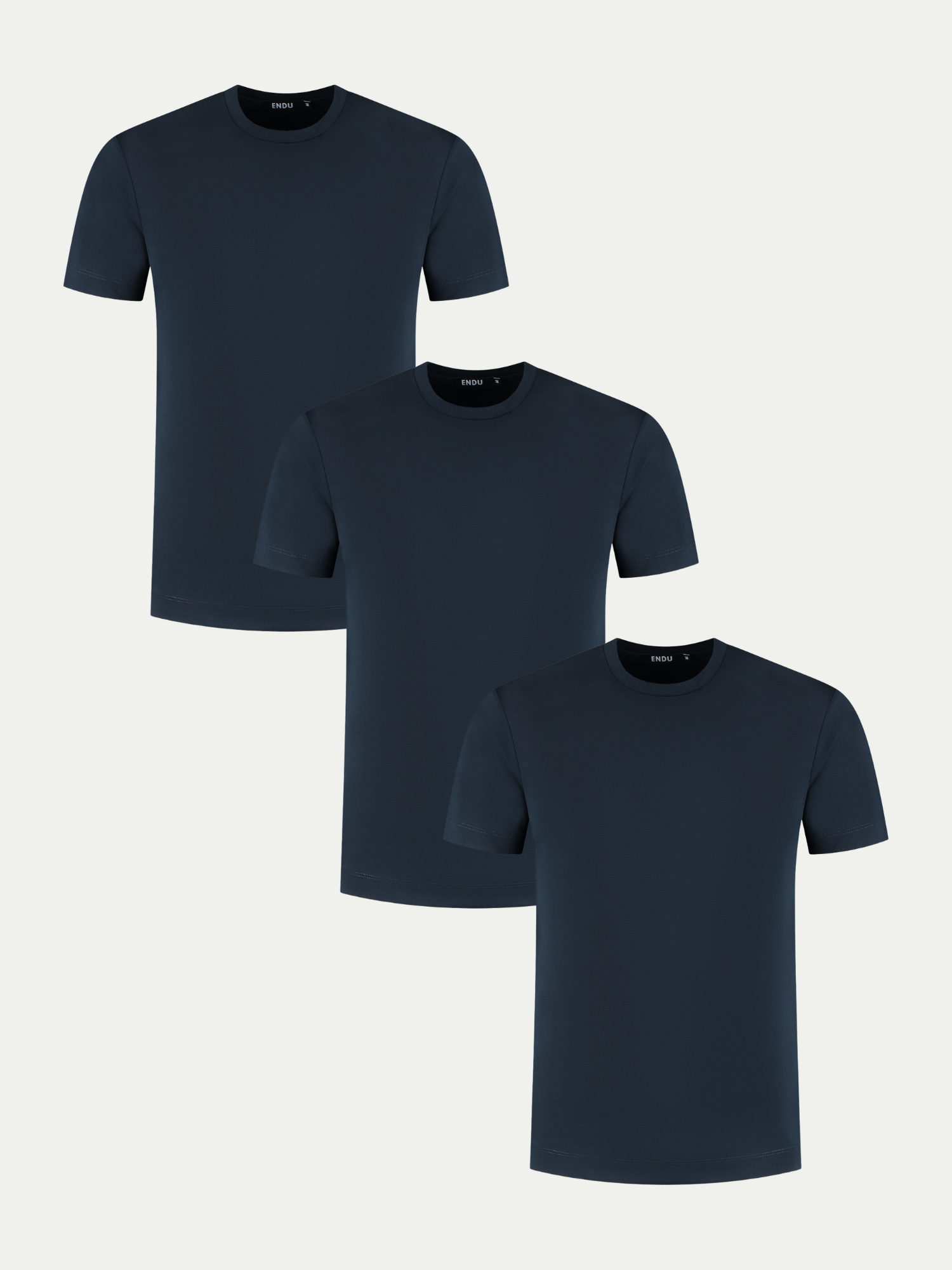 Essential Lux T-Shirt - 3 PACK - Navy