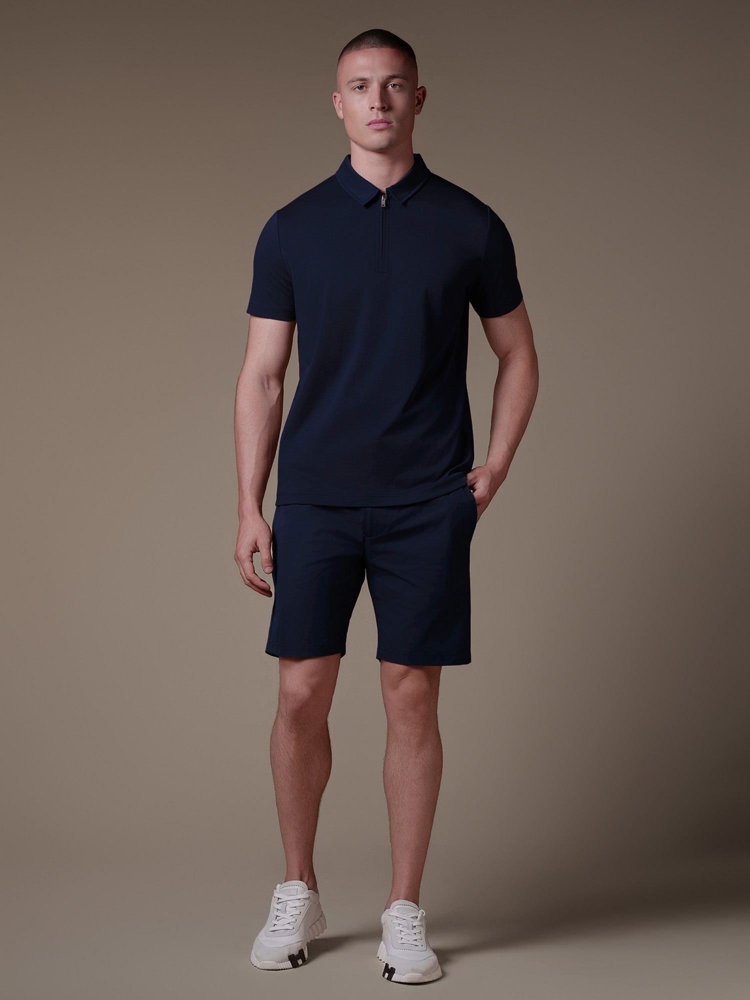 Lux Zipper Set - Navy