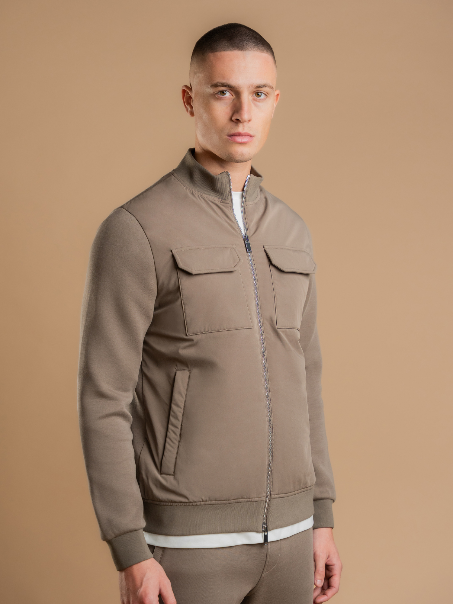 Hybrid Suit - Taupe