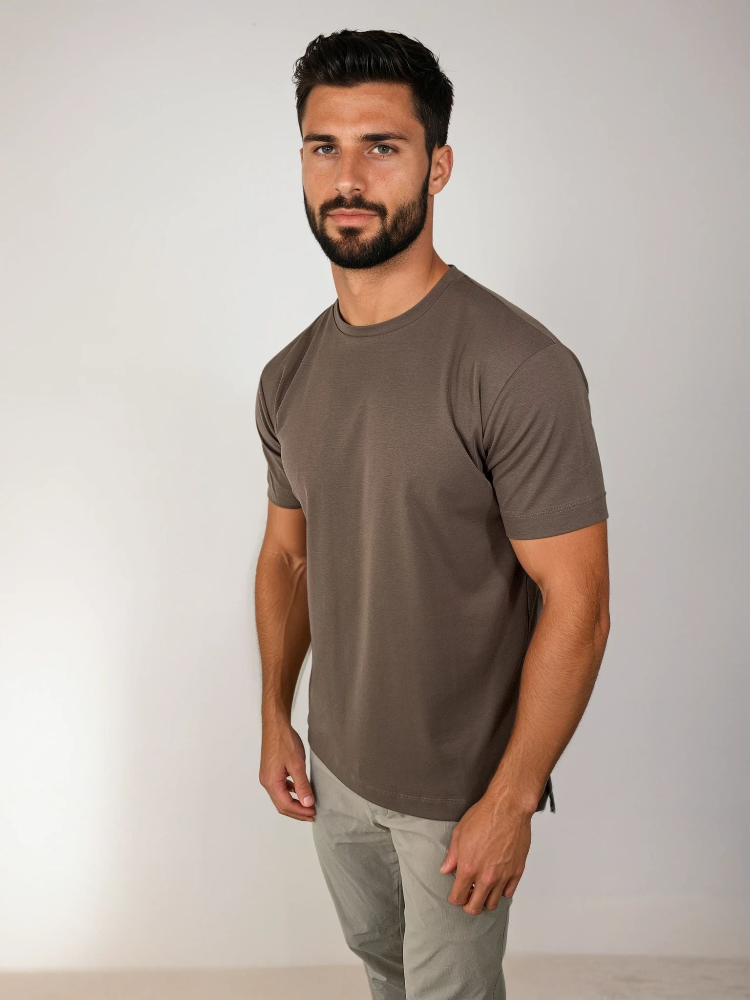 Maglietta Essential Lux - Mocca