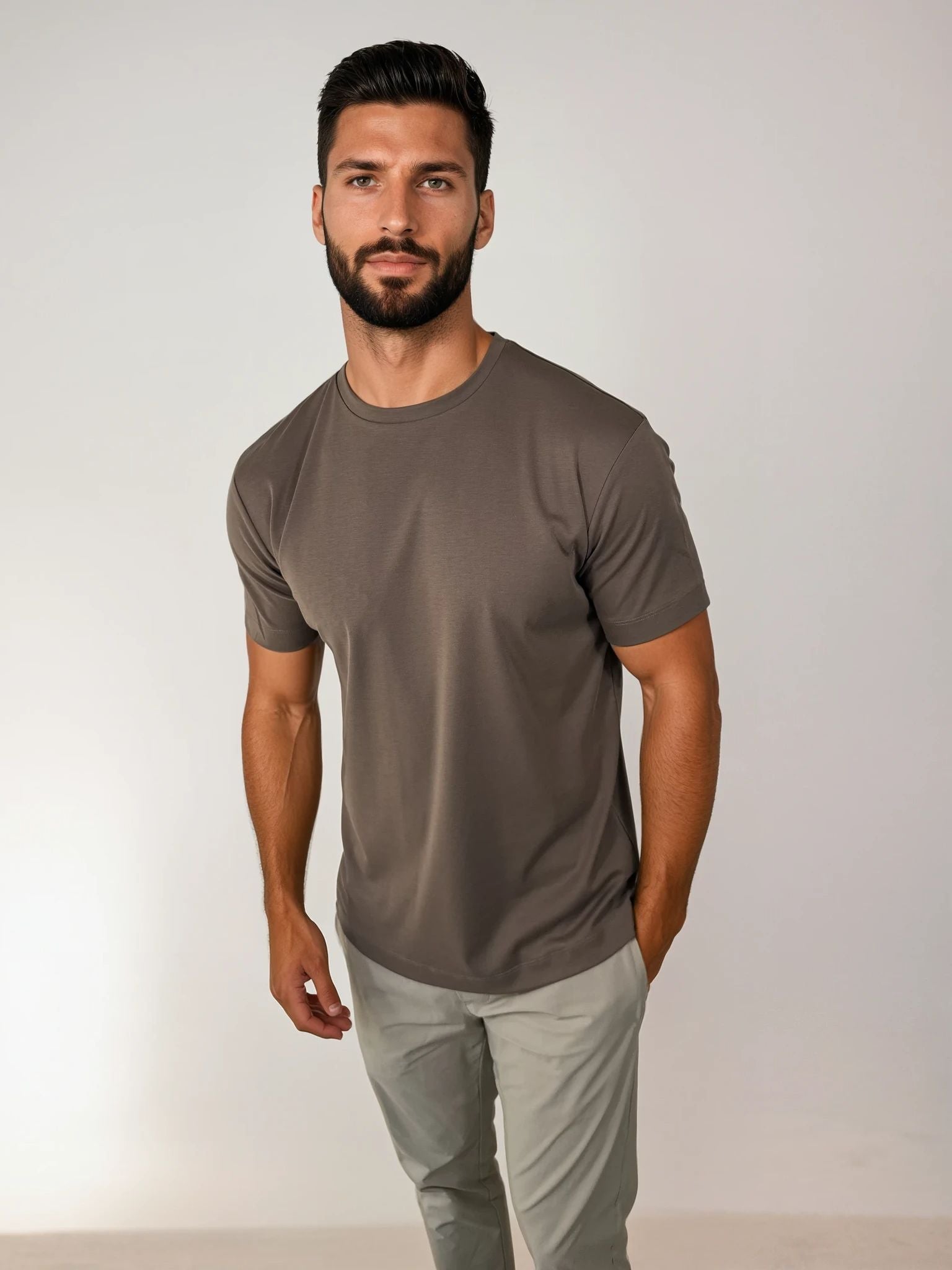 Maglietta Essential Lux - Mocca