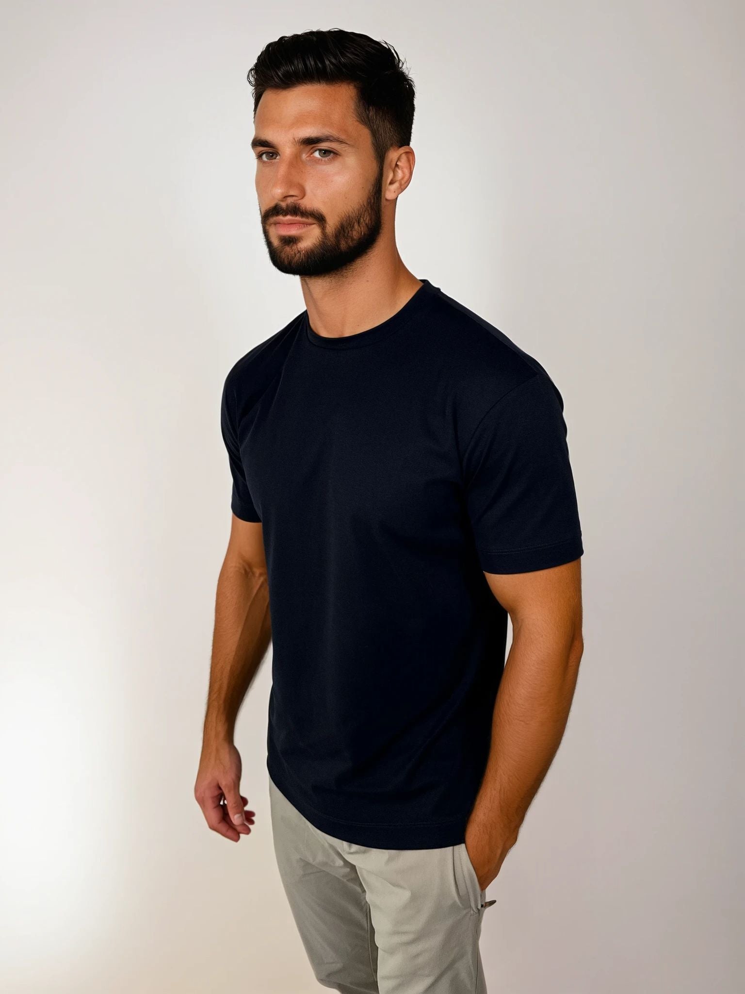 Essential Lux T-Shirt - Marineblau