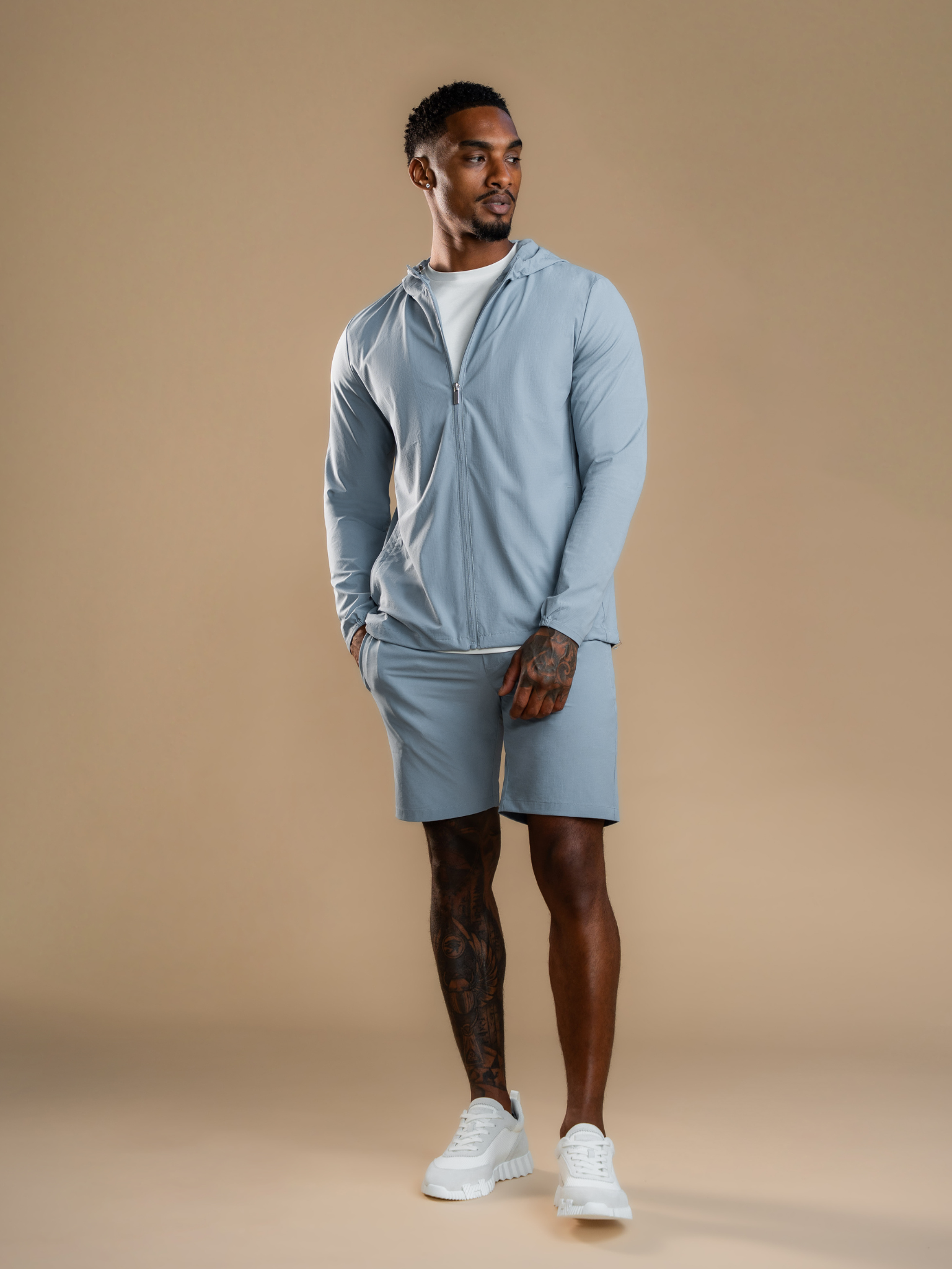 Tech Windbreaker Set - Ocean Blue