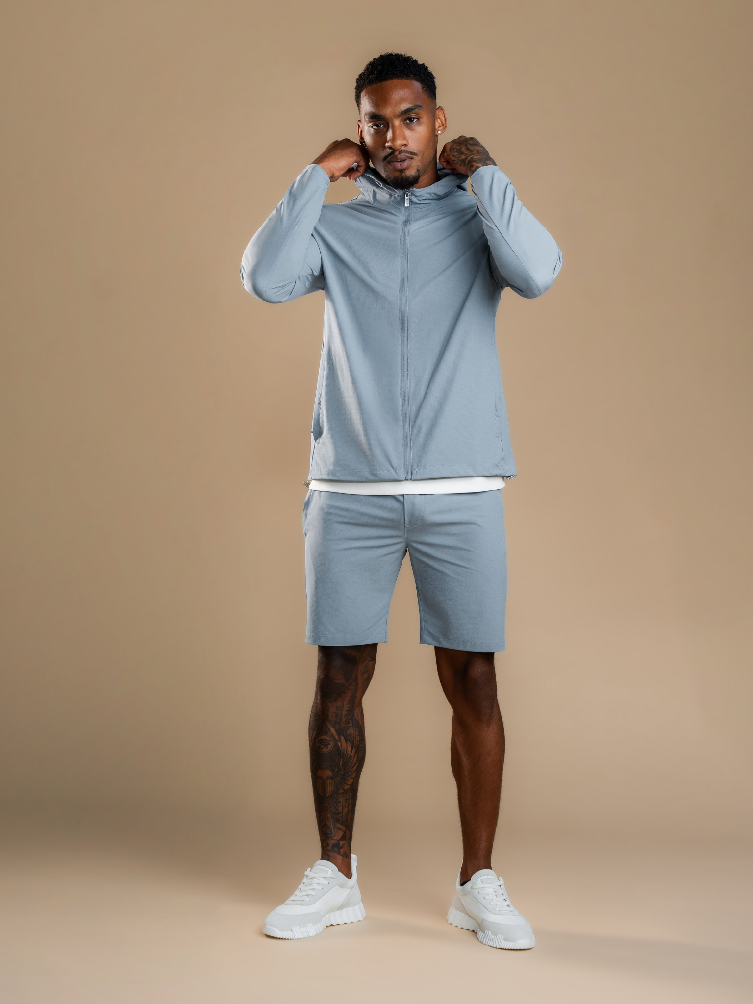 Tech Windbreaker Set - Ocean Blue