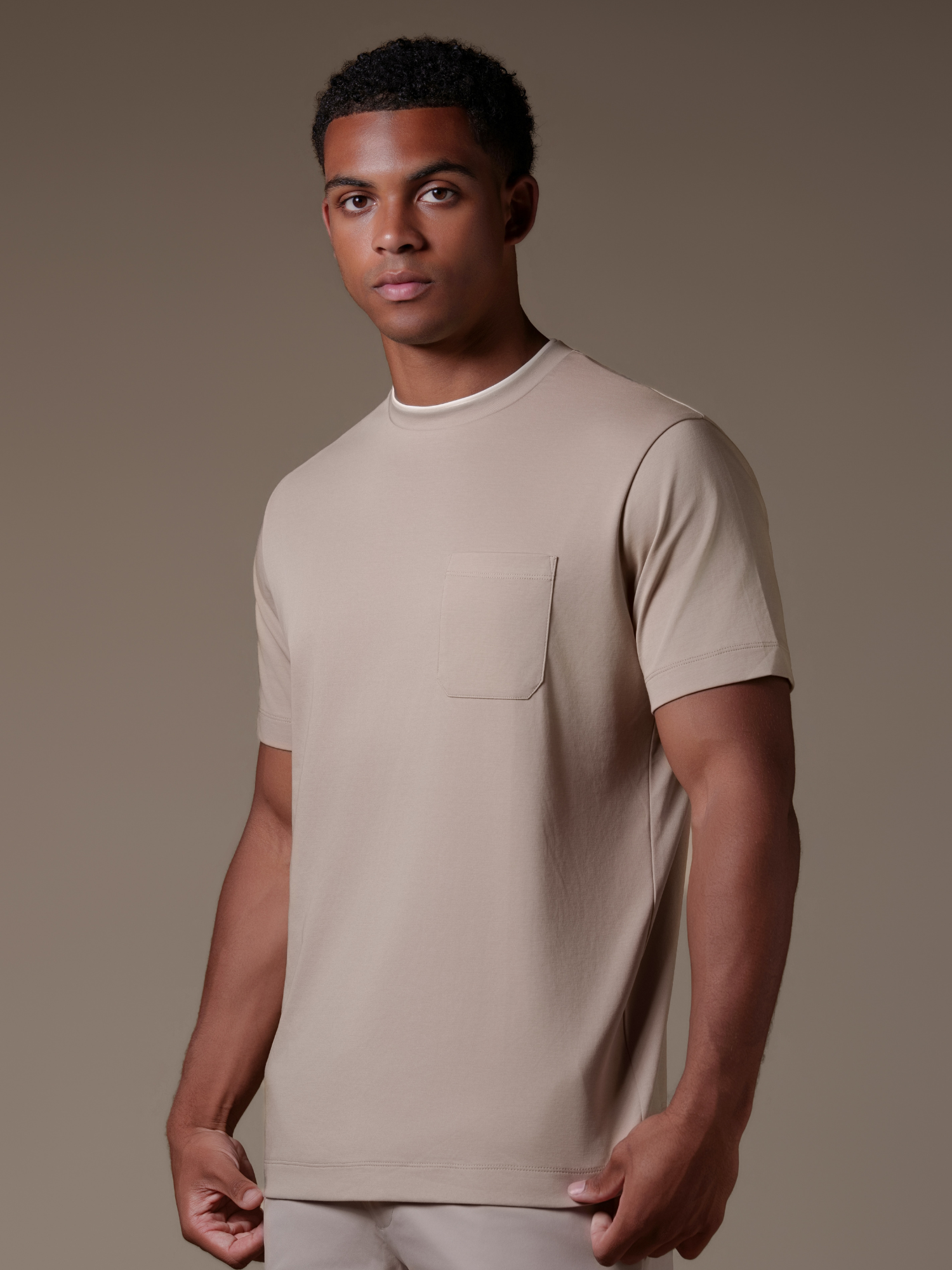 Lino T-Shirt - Beige