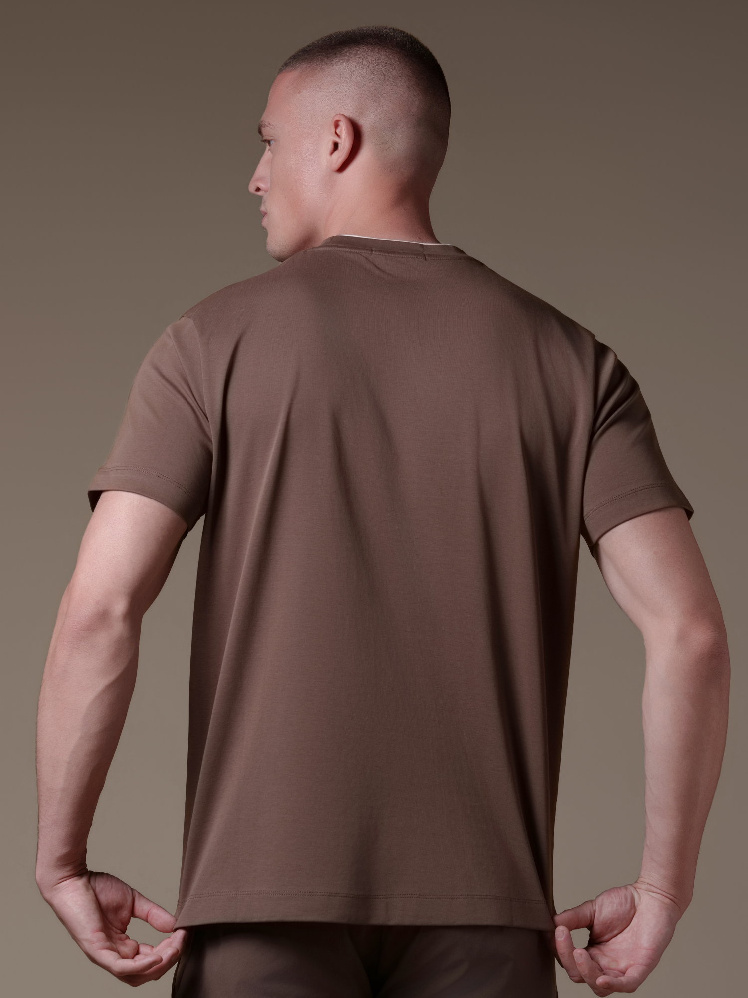 Lino T-Shirt - Brown