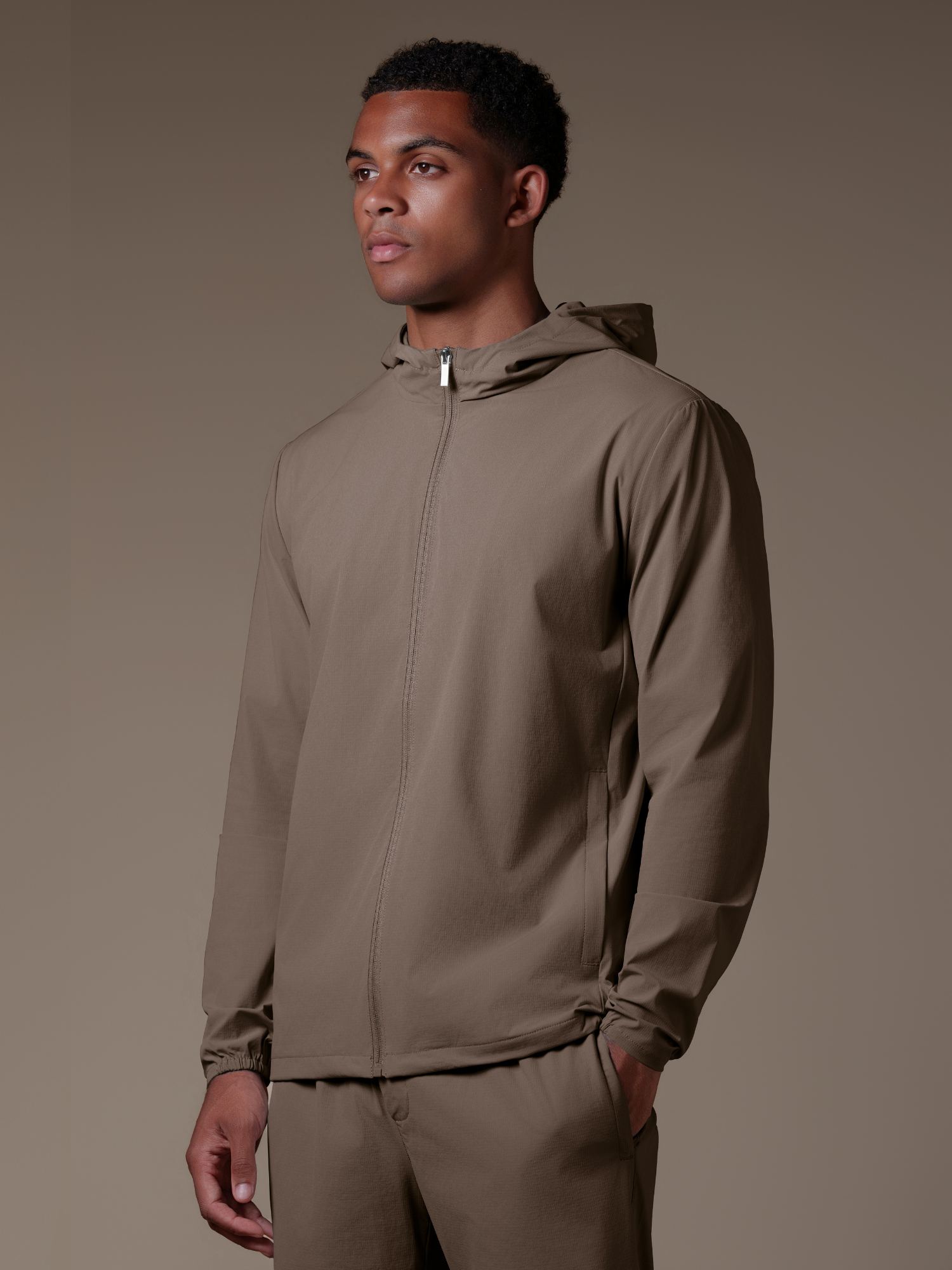 Tech Windbreaker Set - Mocca