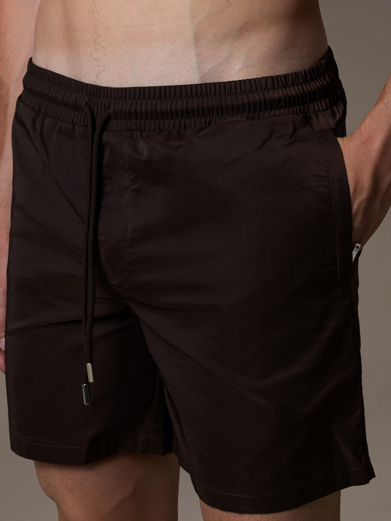Zip Swim Short - Espresso