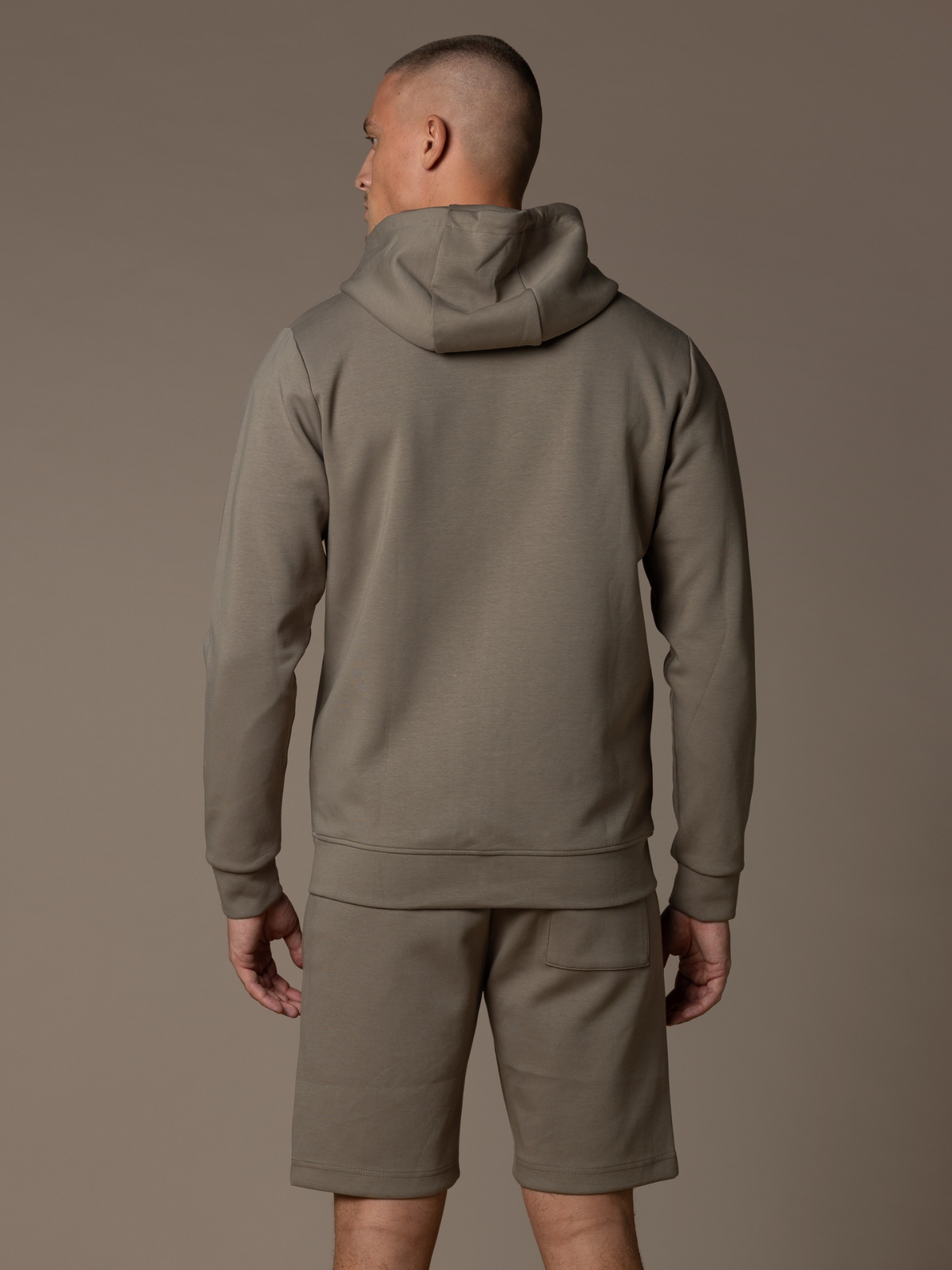 Interlock Flow Short Set - Taupe
