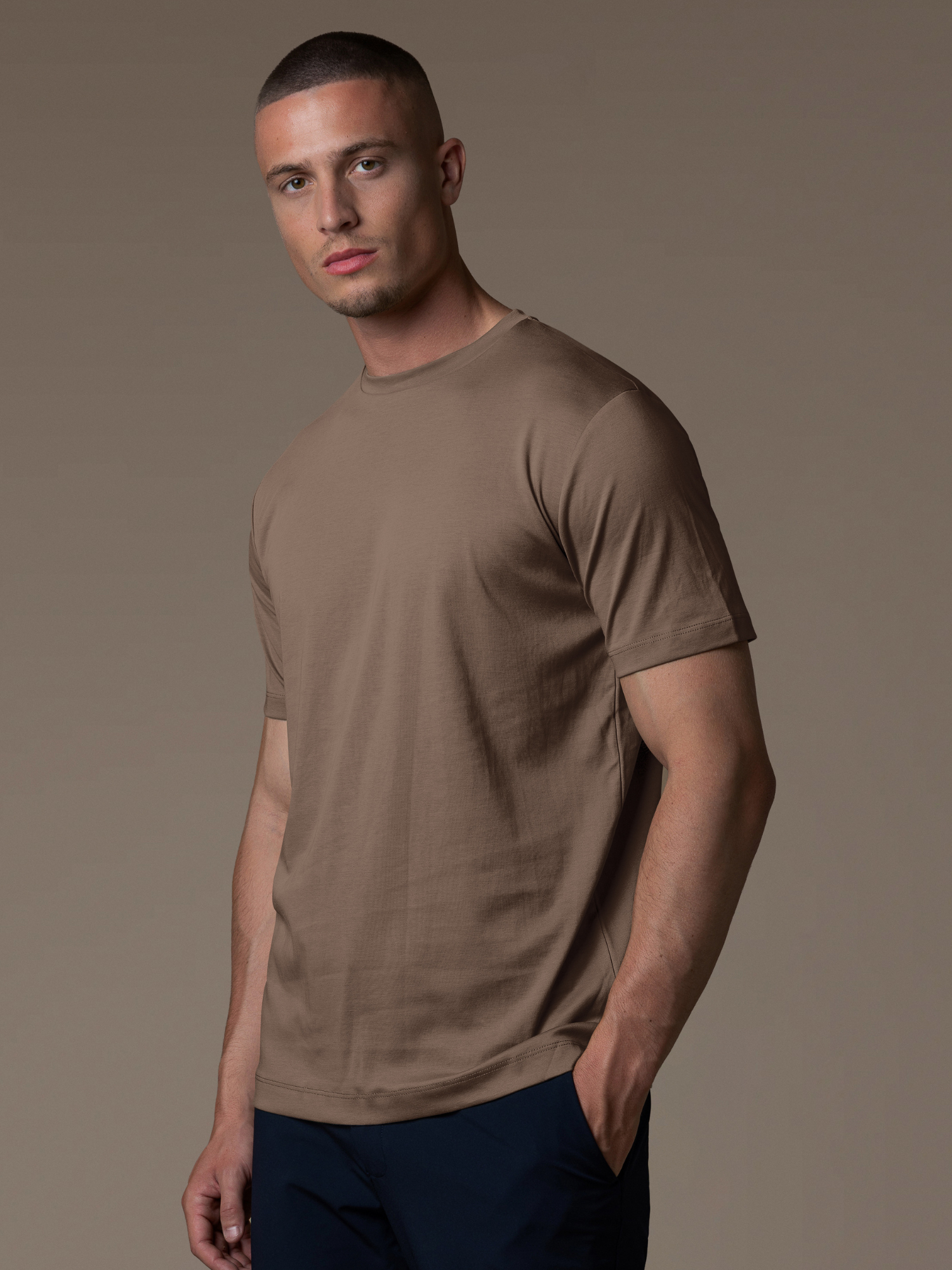 Essential Lux T-Shirt - Mocca