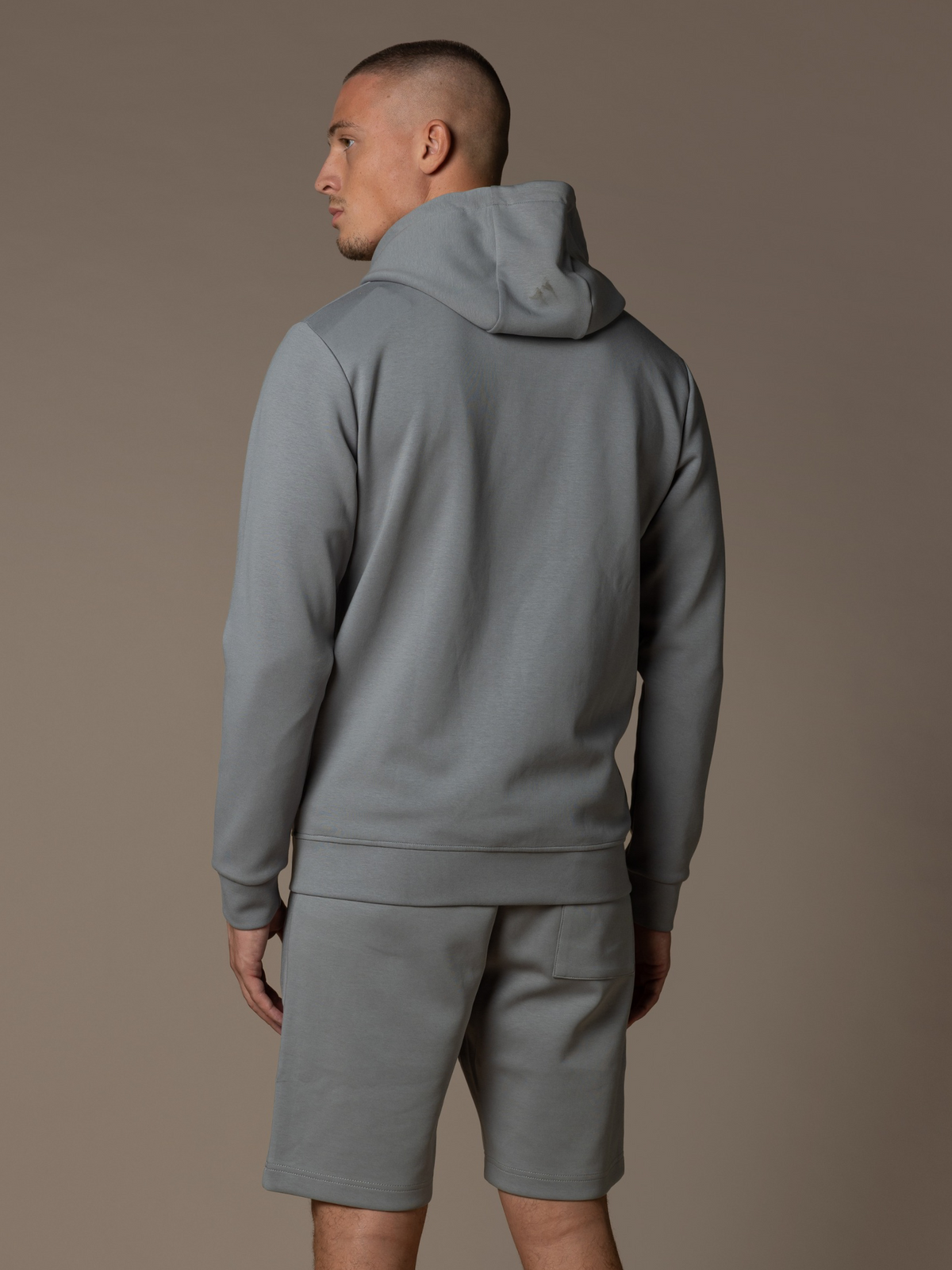 Interlock Flow Short Set - Grey