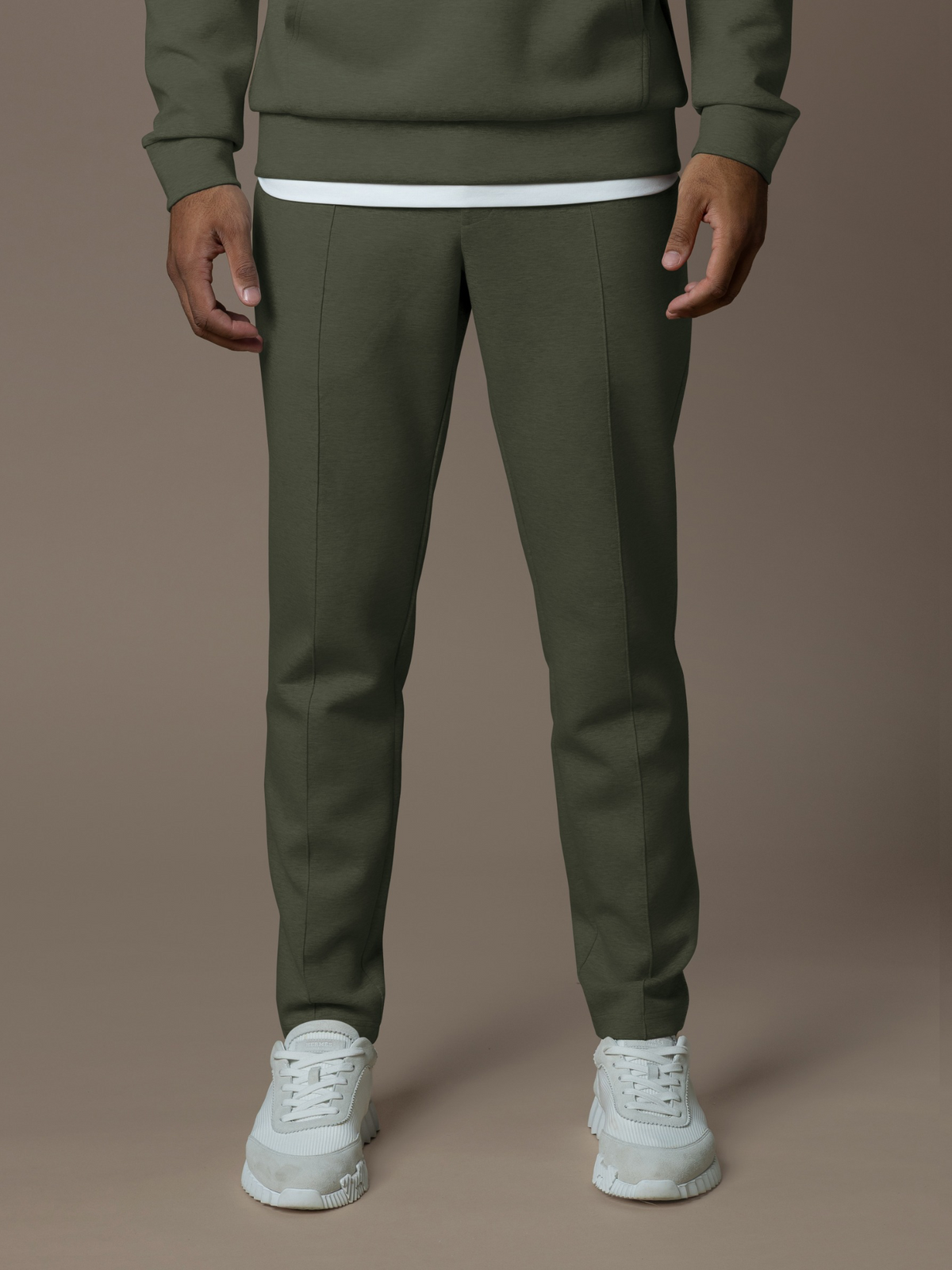 Essential Interlock Flow Jogger - Forest Green