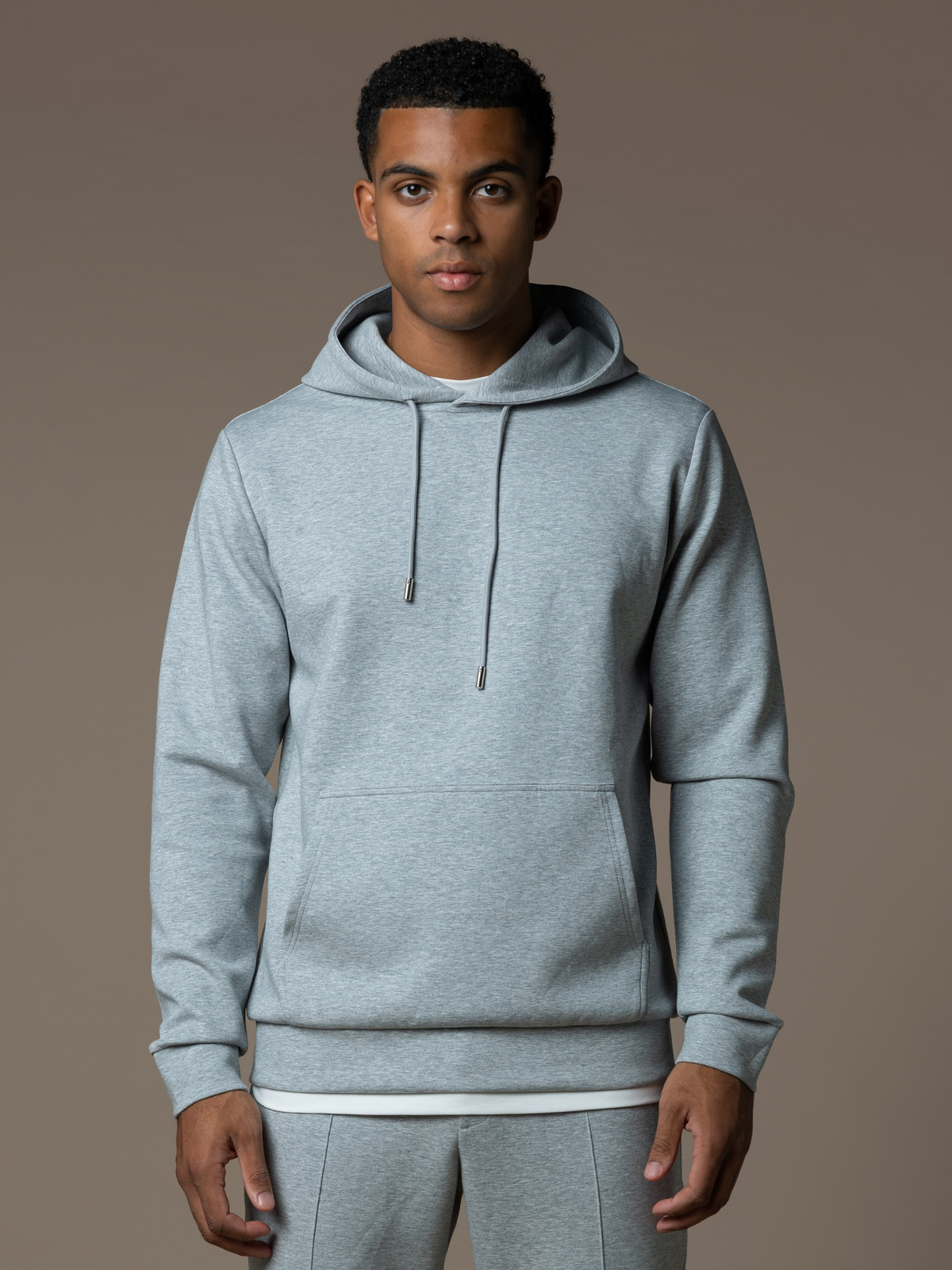 Essential Interlock Flow Set - Cloud Grey