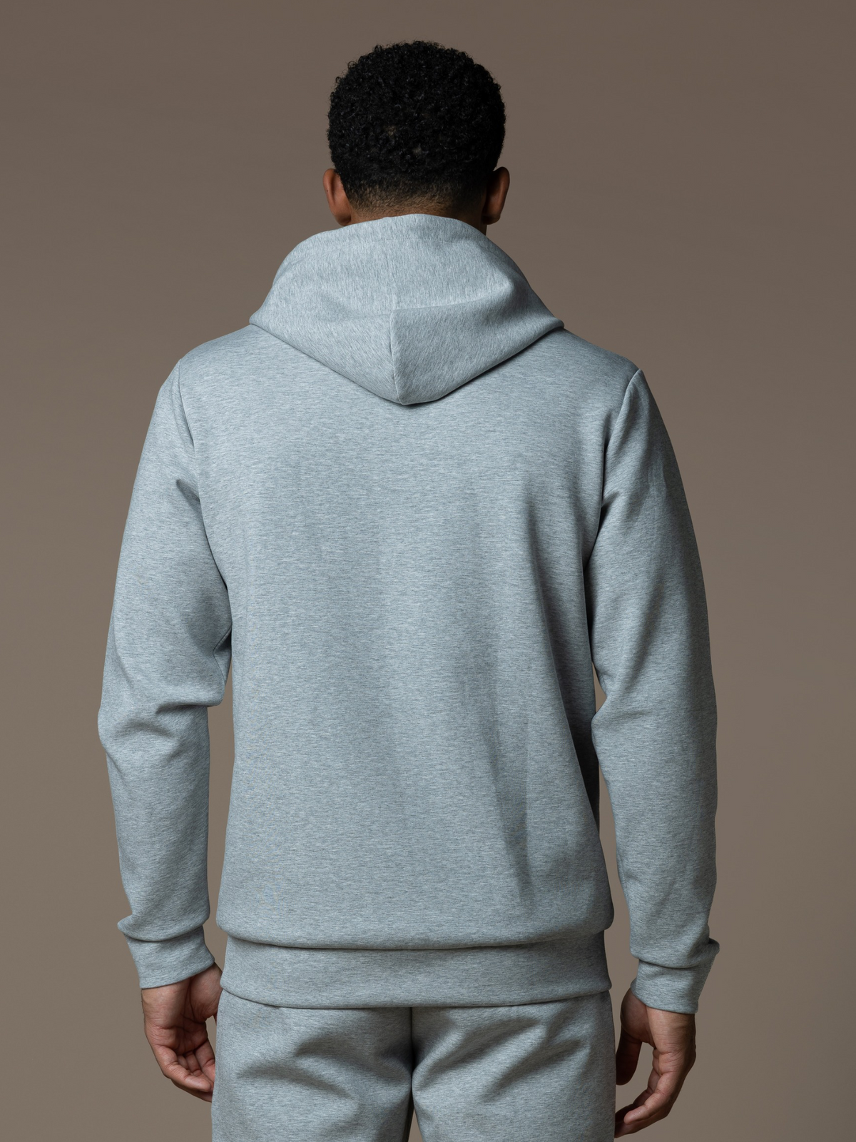 Essential Interlock Flow Hoodie - Cloud Grey