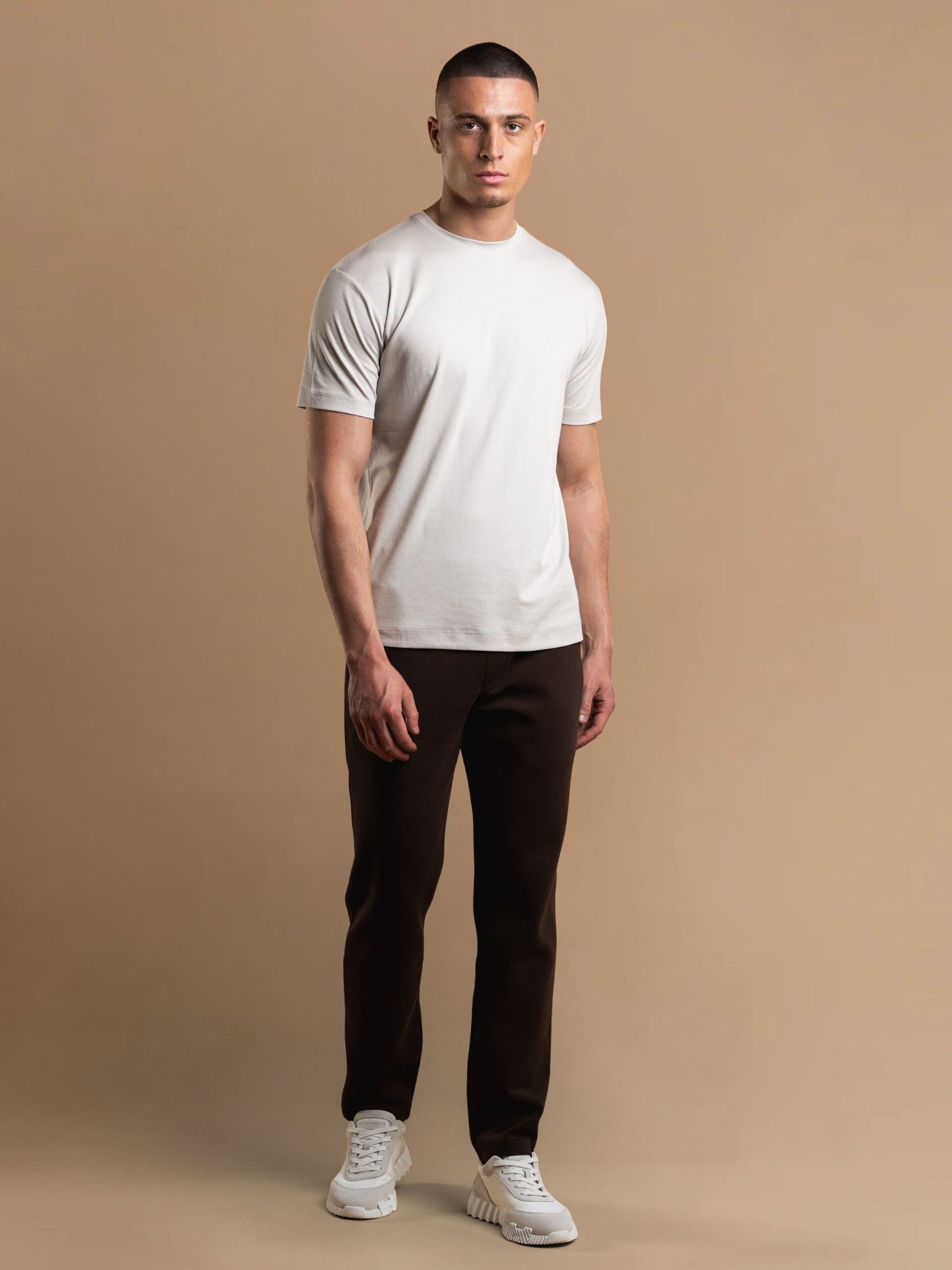 Jogging Interlock Flow - Marron