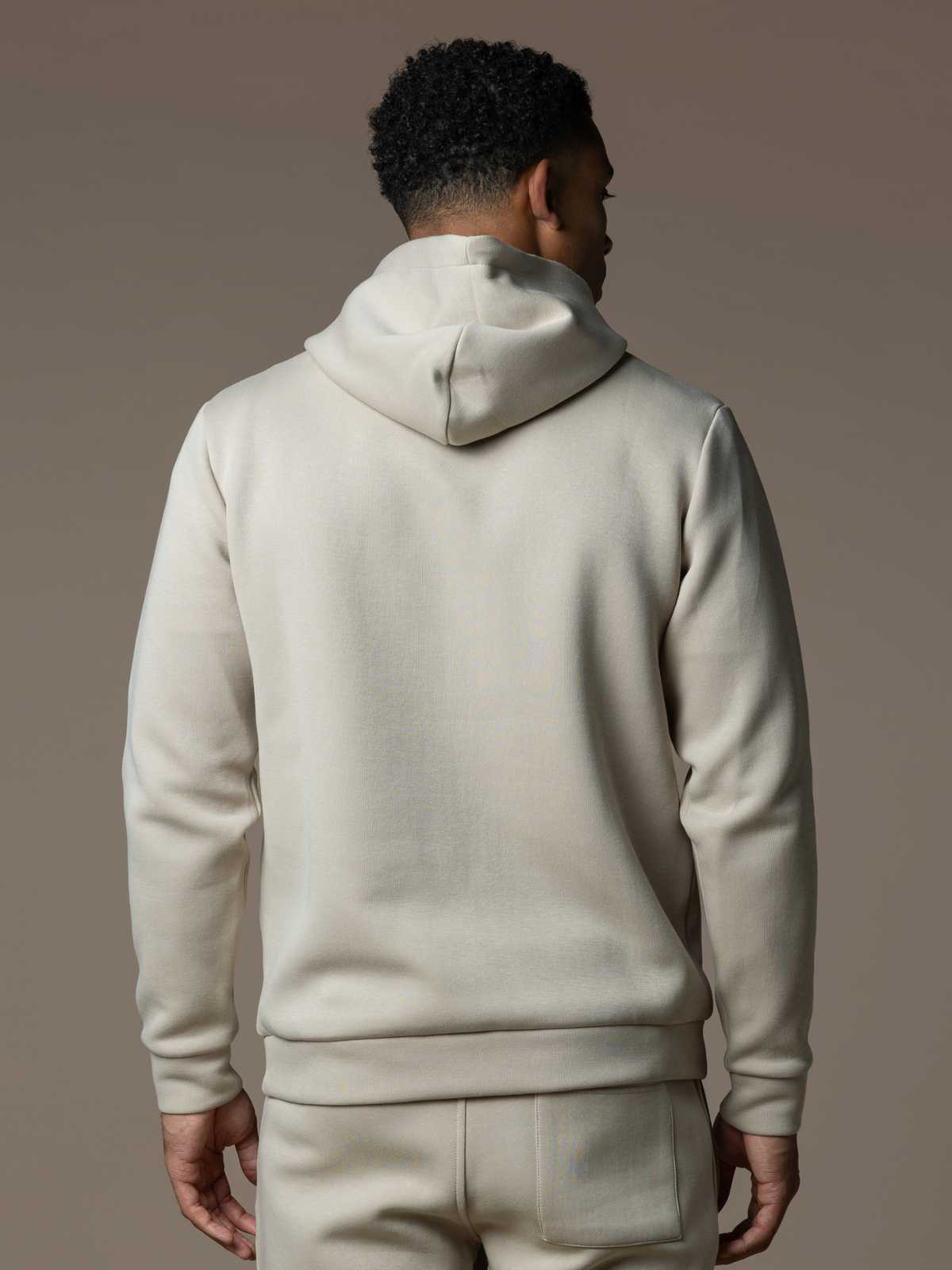 Essential Interlock Hoodie - Beige