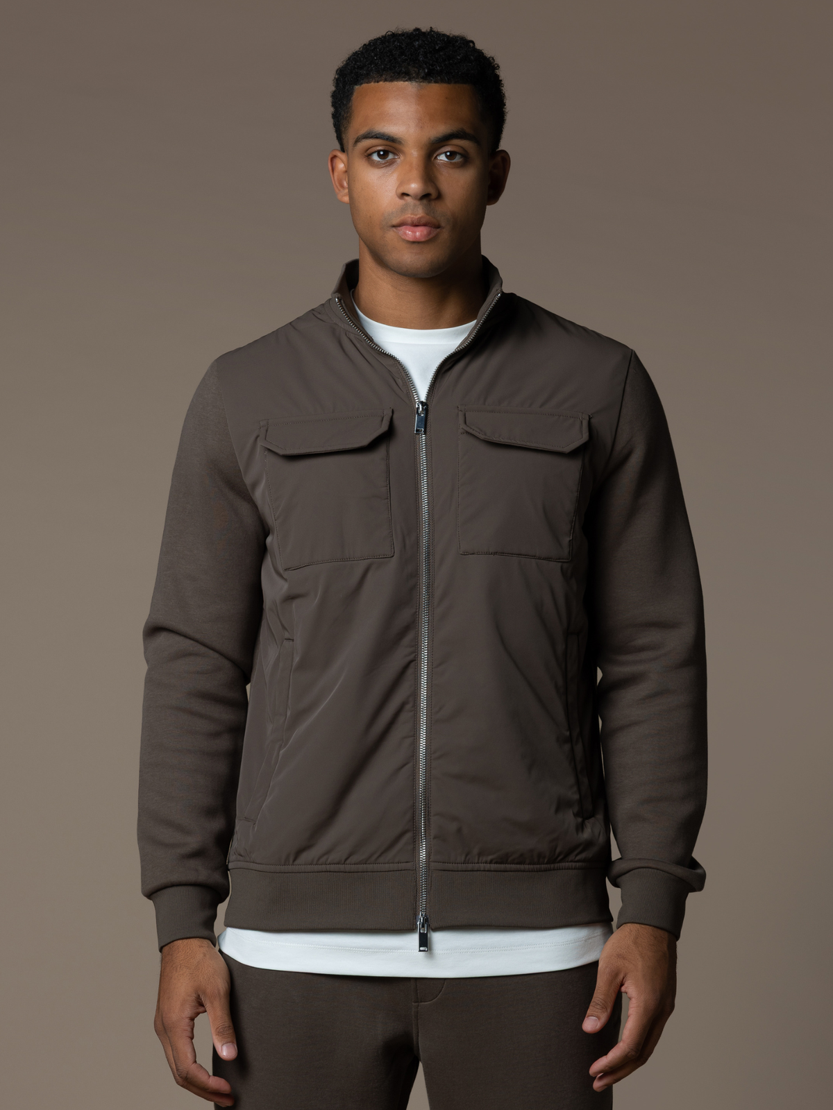 Hybrid Jacket - Brown