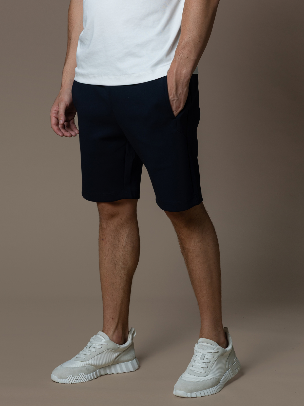 Interlock Flow-shorts - Marinblå