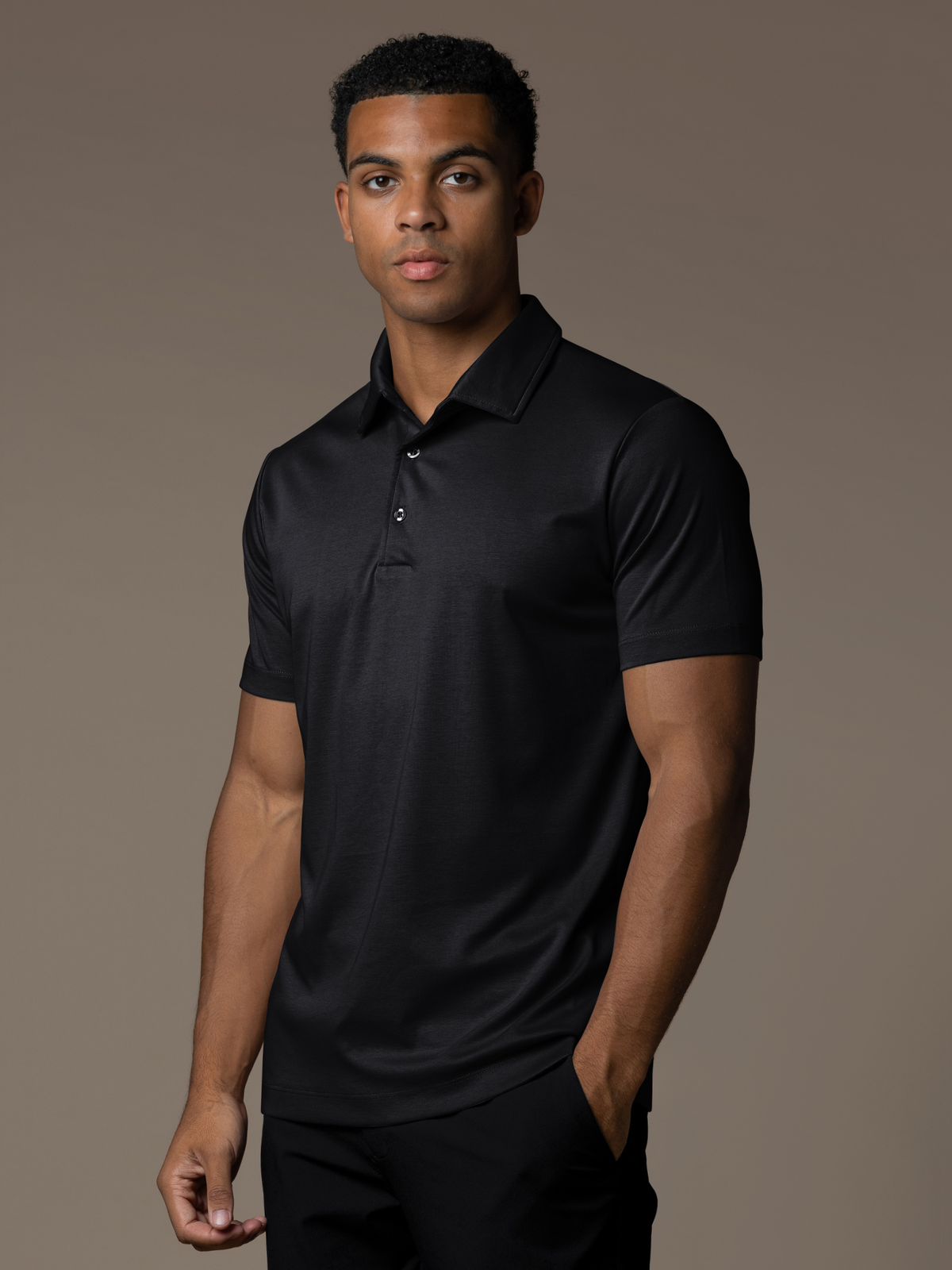 Polo Lux - Negro