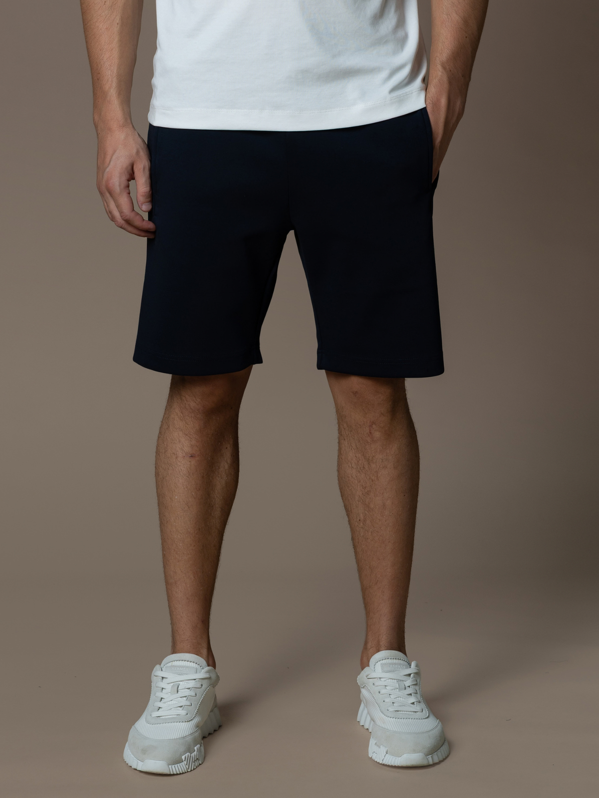 Interlock Flow-shorts - Marinblå