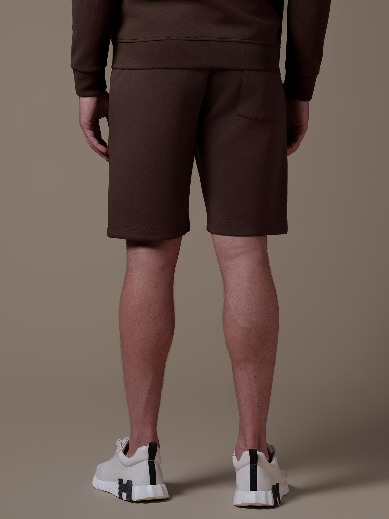 Interlock Flow Short Set - Brown