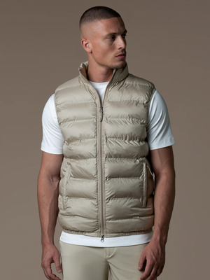 Tech Puffer Gilet - Beige
