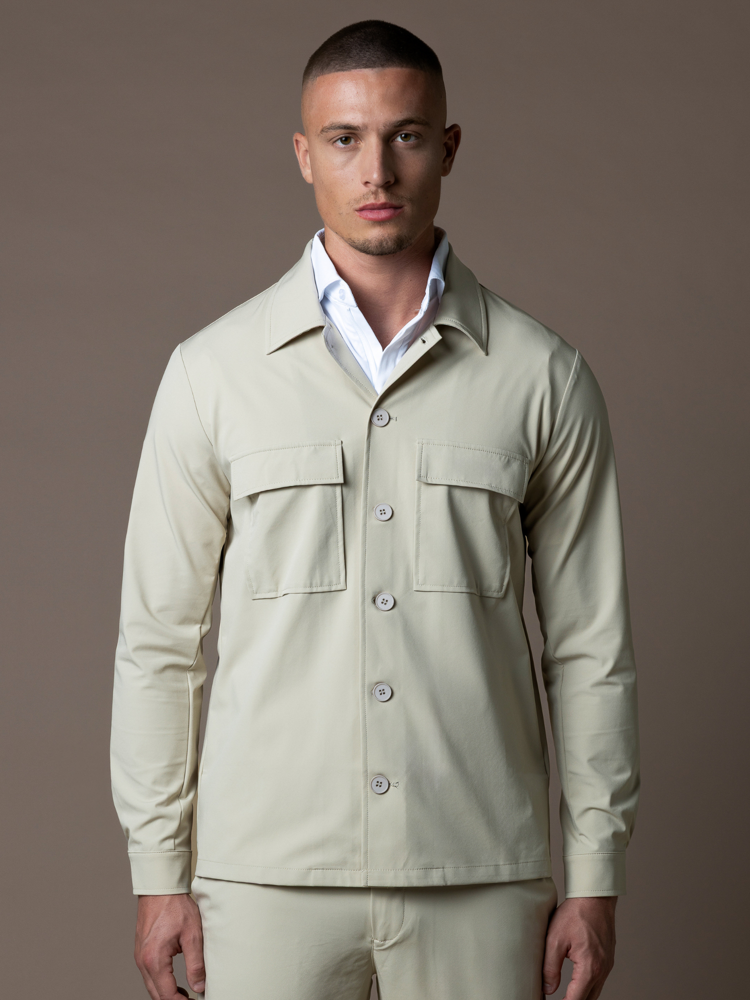 Velo Utility Jacket - Beige