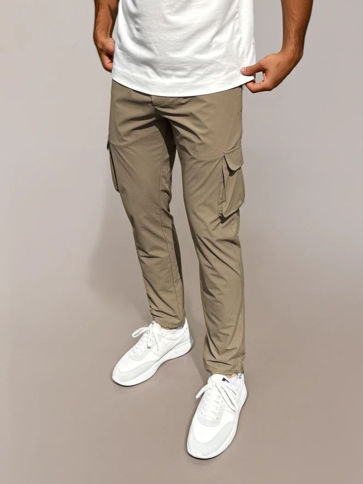 Cargo Tech Pants - Mocca
