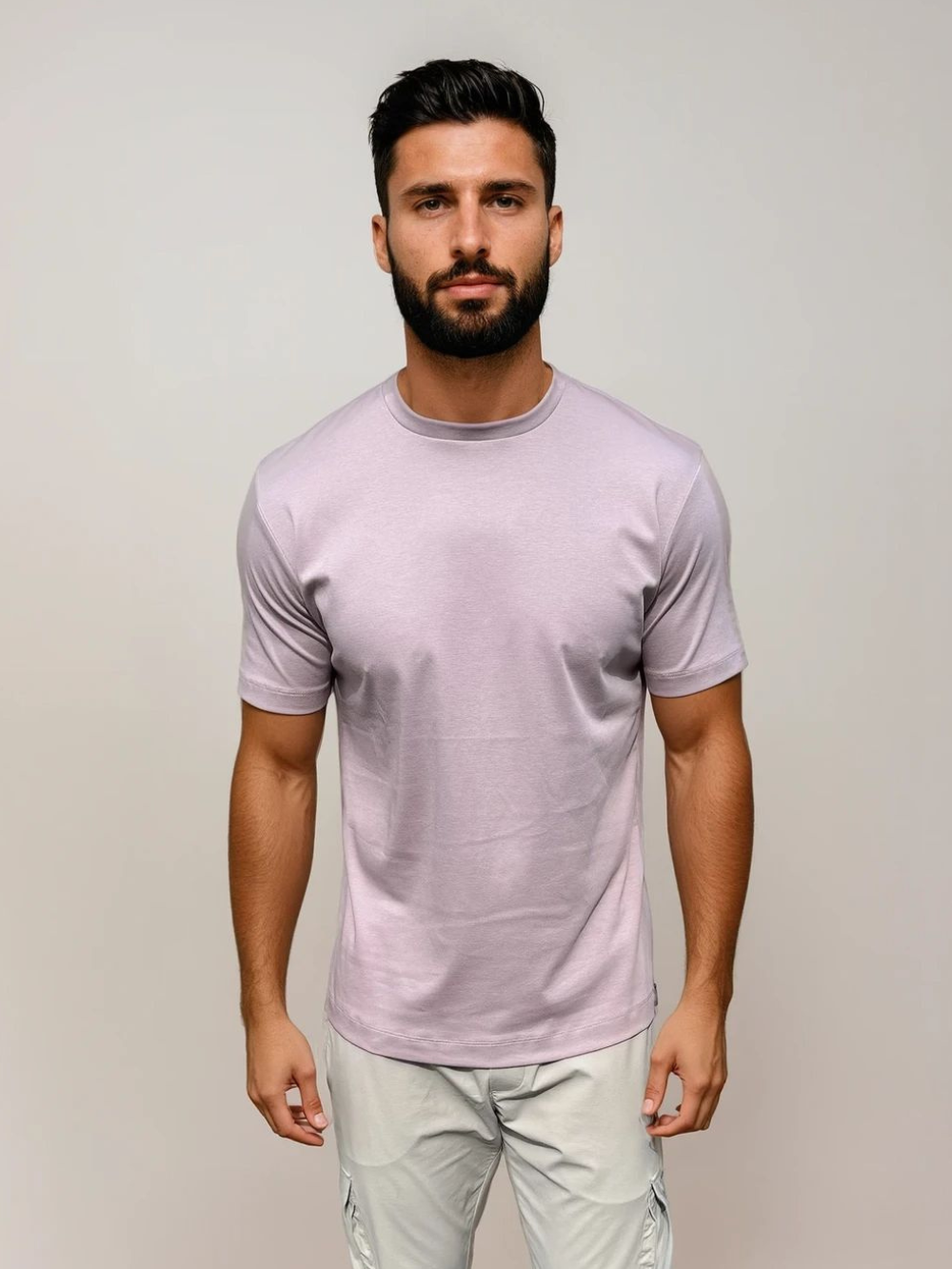 Essential Lux T-Shirt - Ash Rose