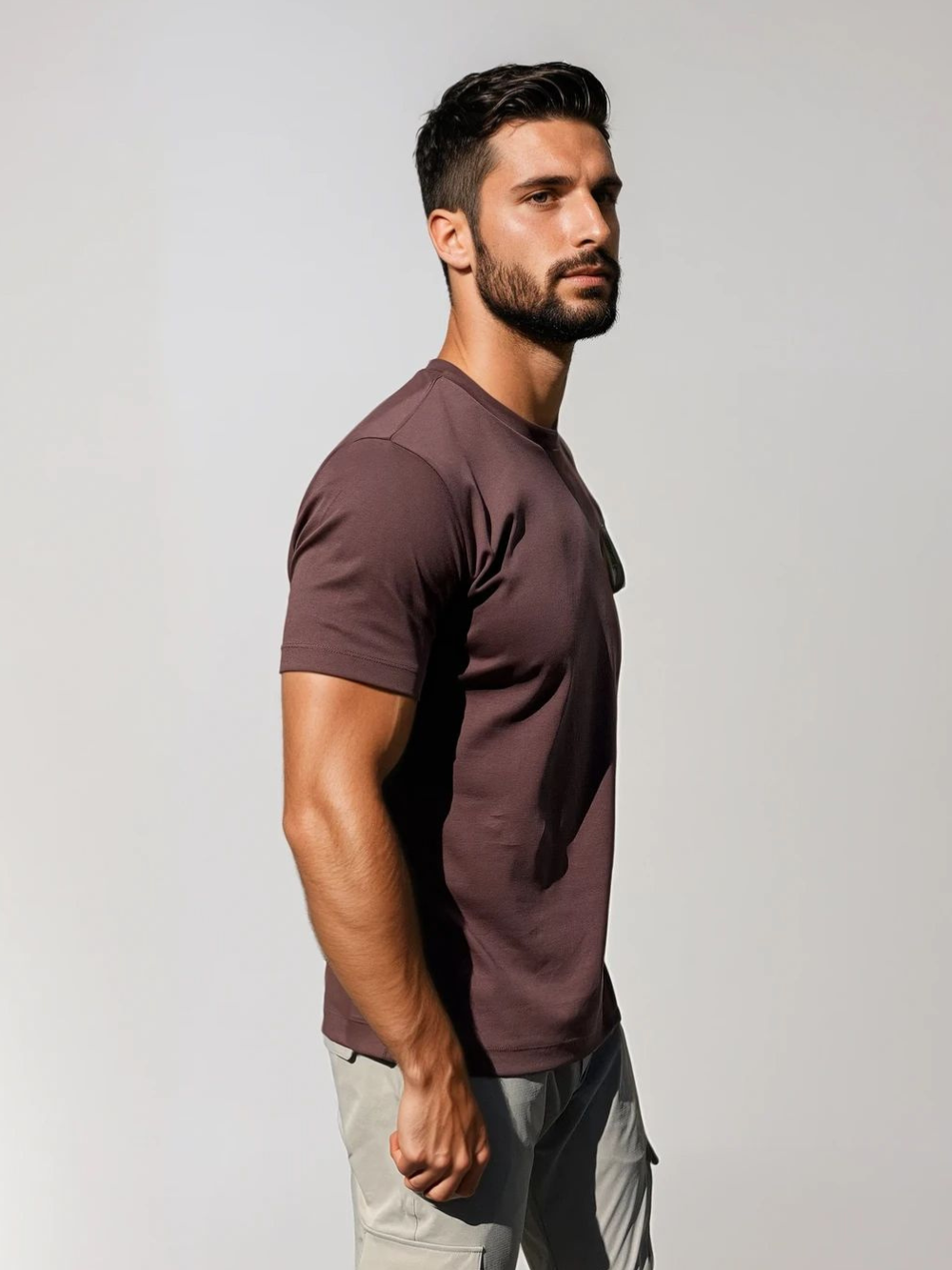 Essential Lux T-Shirt - Maroon