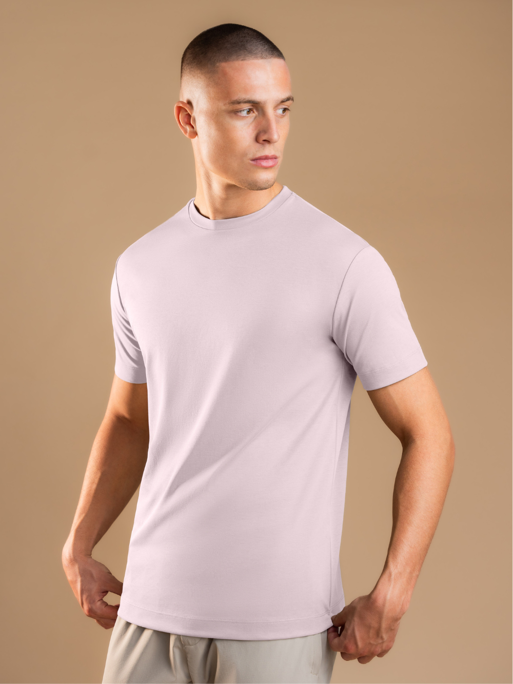 Essential Lux T-Shirt - Ash Rose