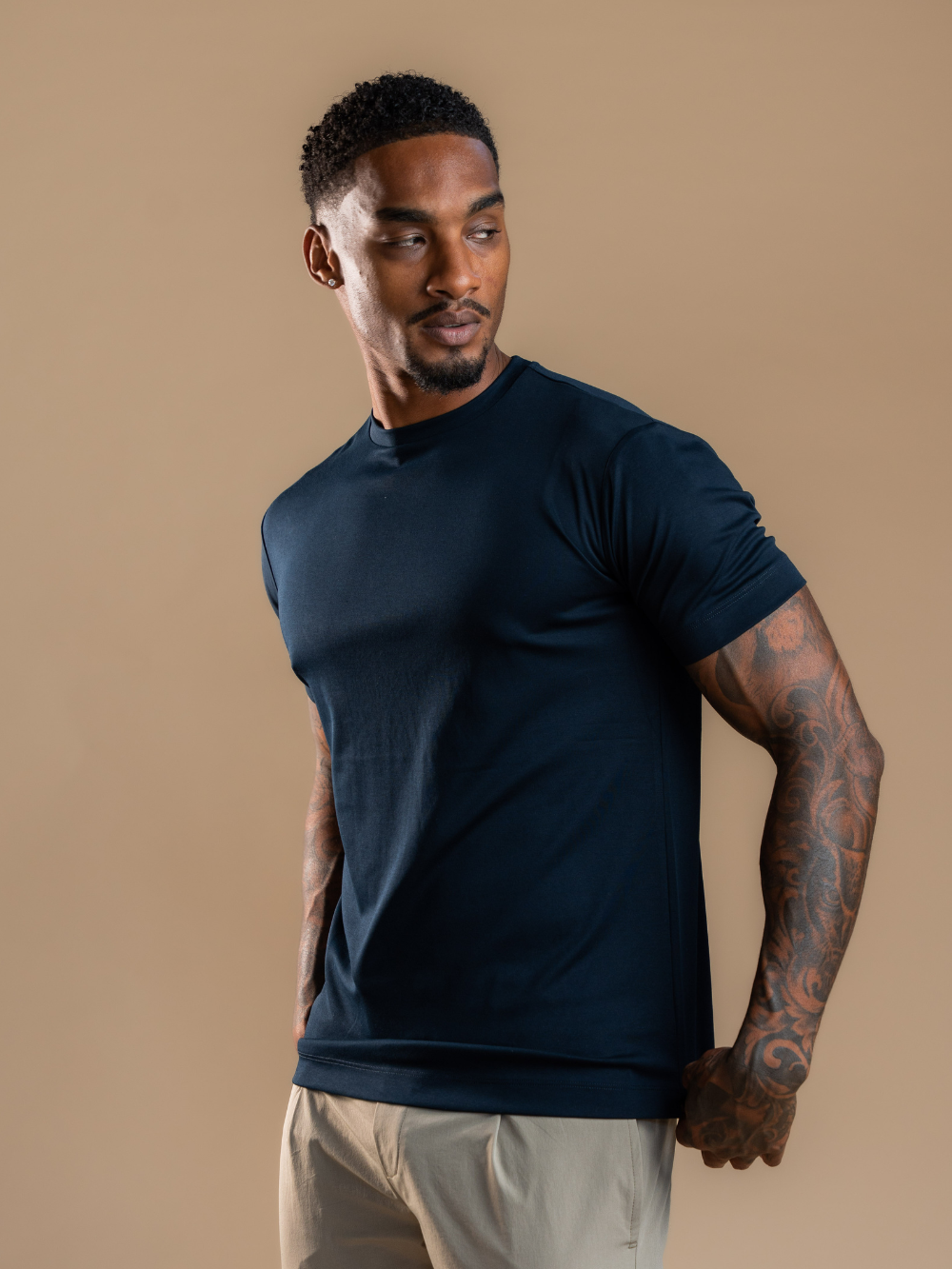 Essential Lux T-Shirt - 3 PACK - Navy