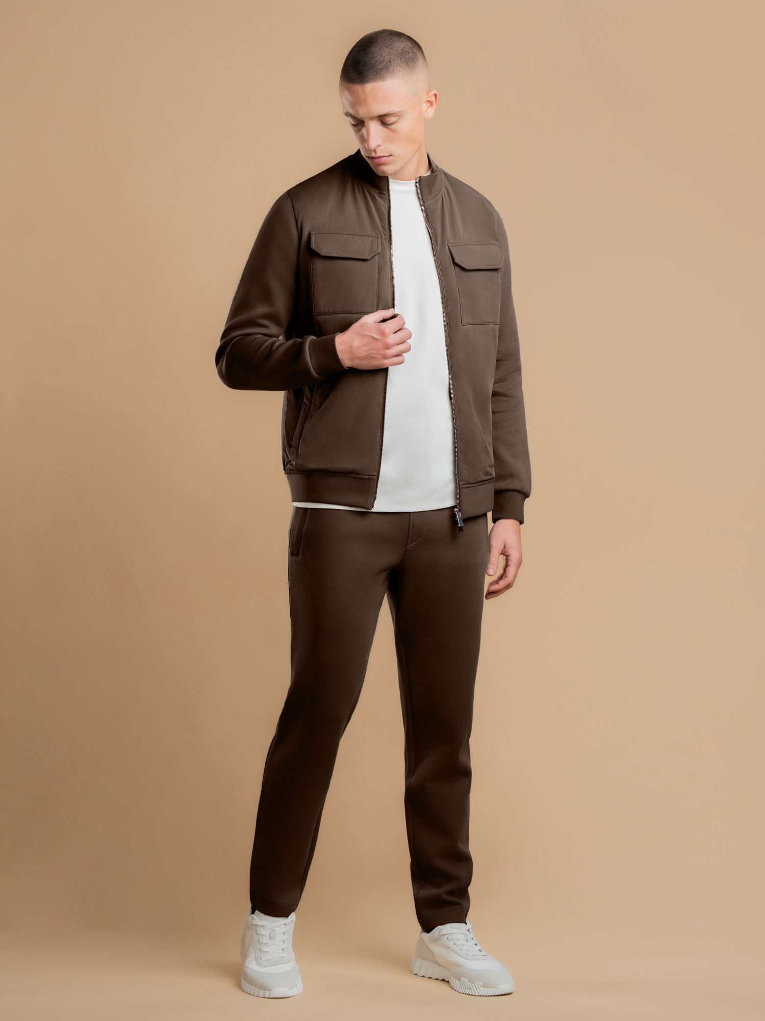 Hybrid Jacket - Brown