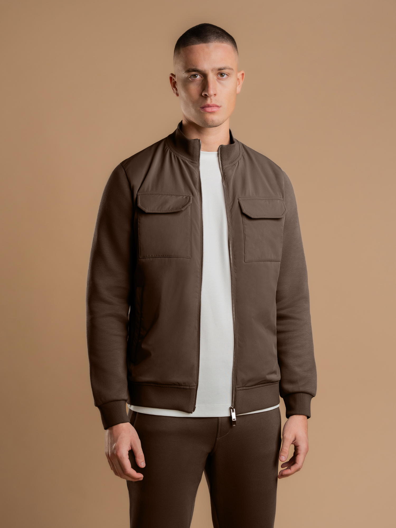 Hybrid Jacket - Brown