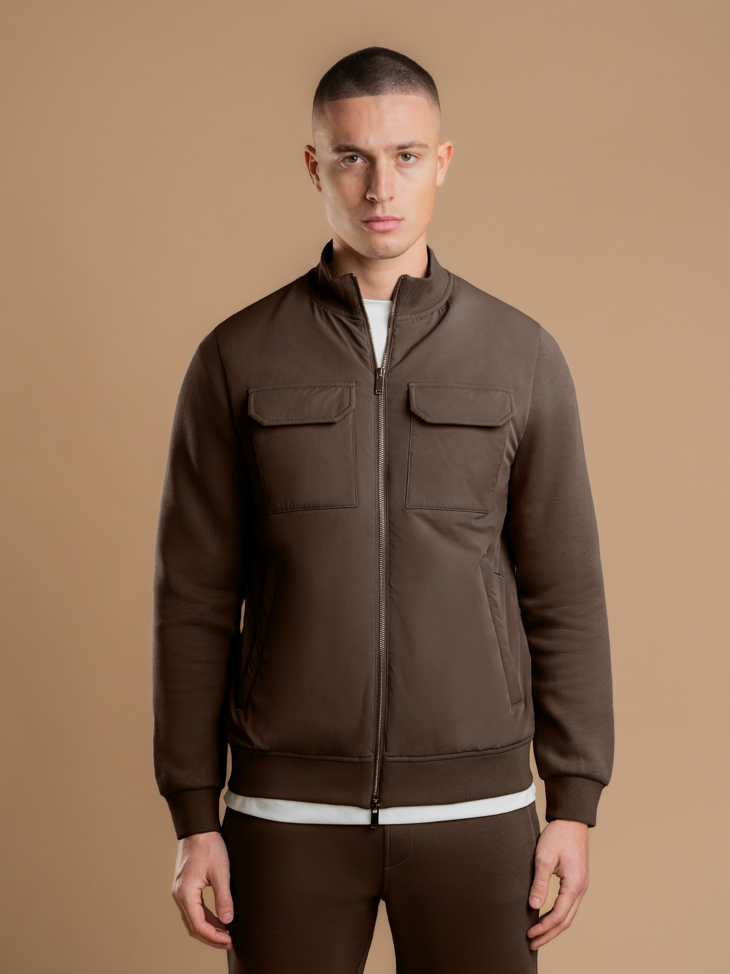 Hybrid Jacket - Brown