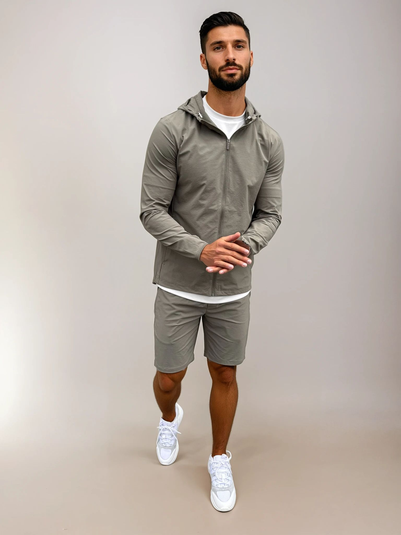 Tech Windbreaker Set - Olive