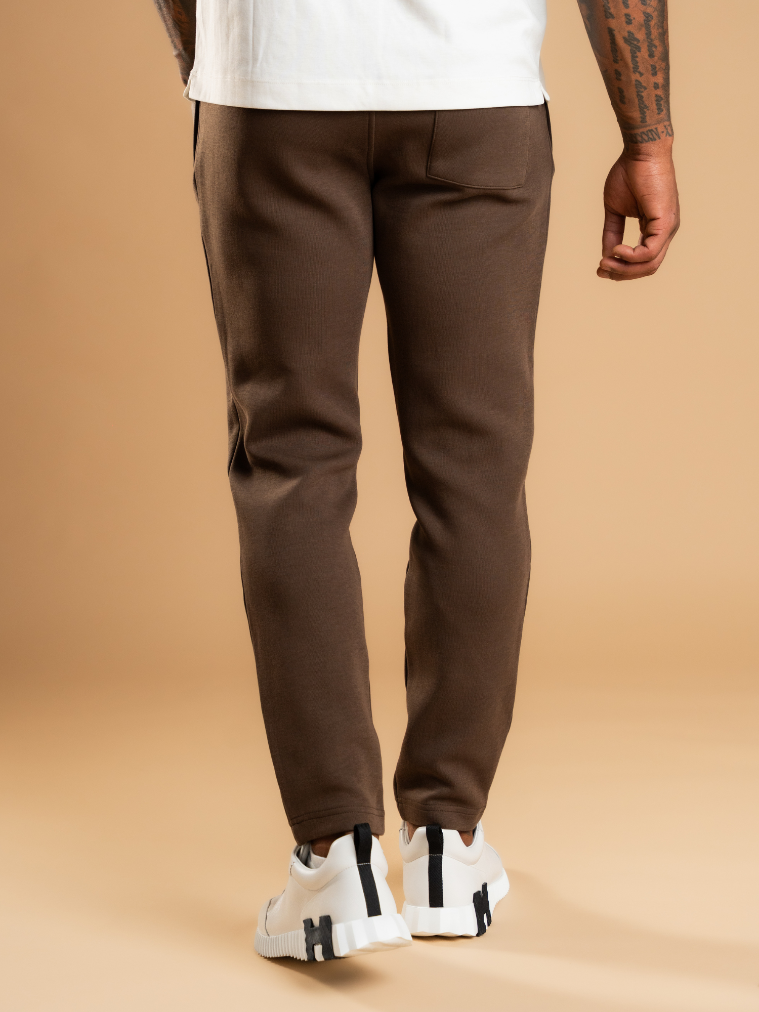 Essential Interlock Jogger - Brown