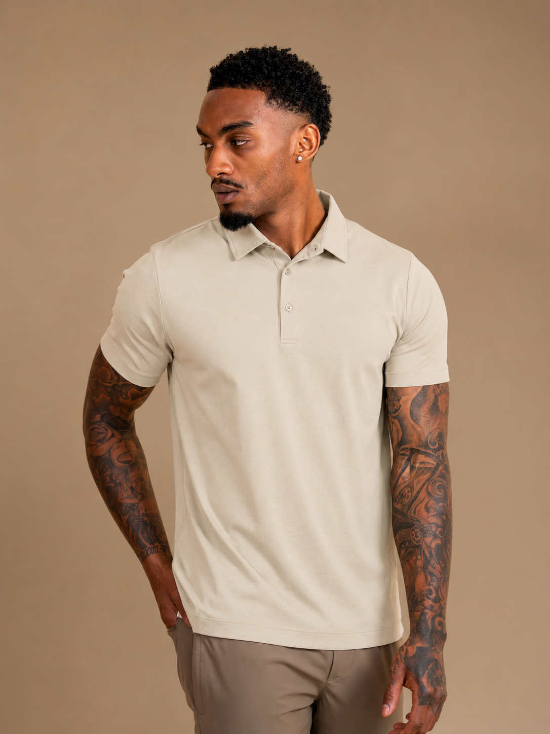 Polo Lux - Beige
