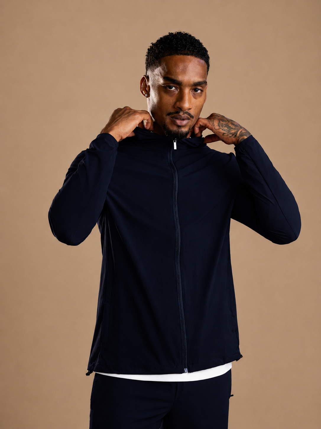 Tech Windbreaker Set - Deep Navy