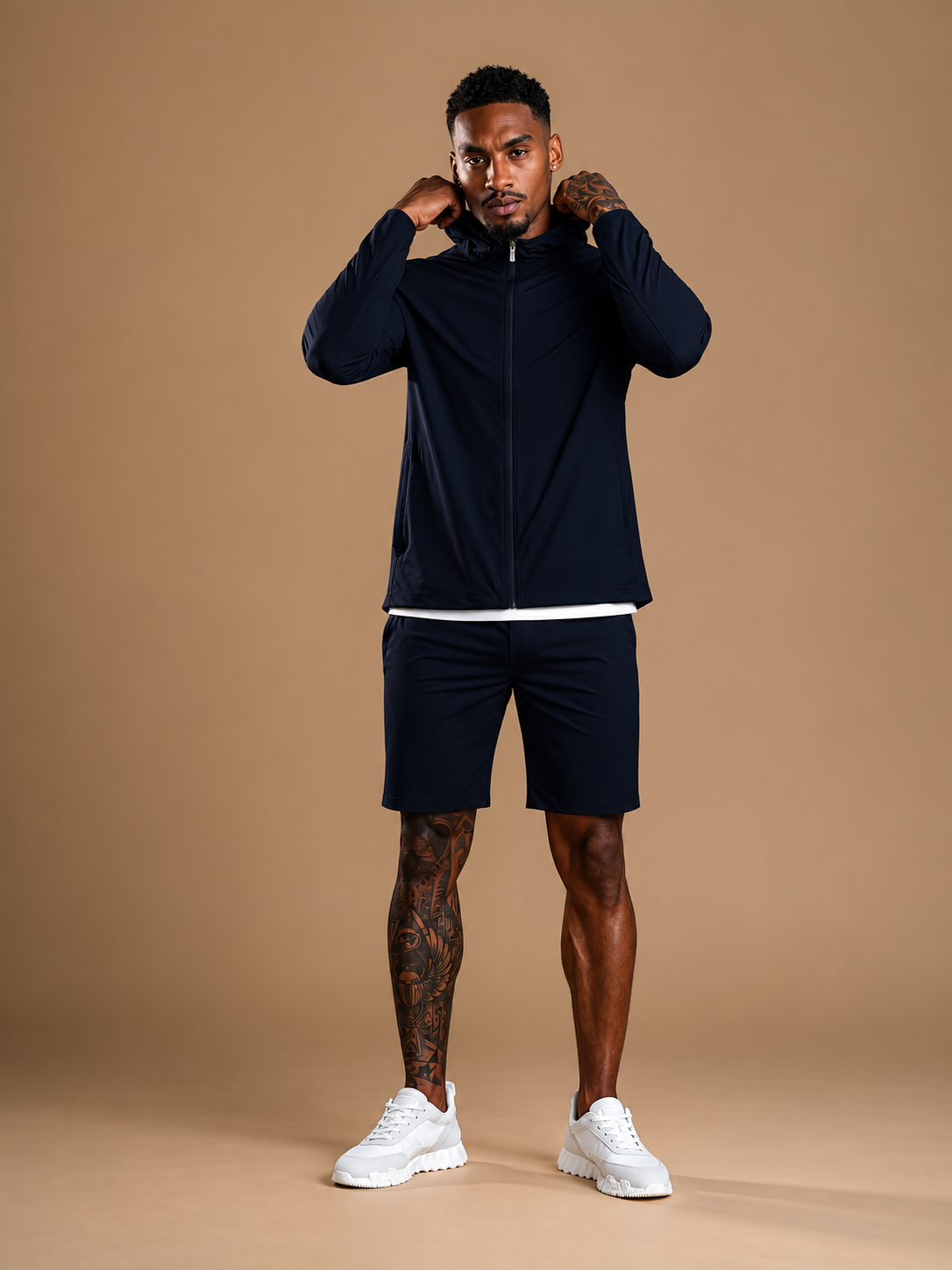Tech Windbreaker Set - Deep Navy