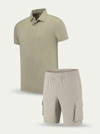 Lux Cargo Set - Olive / Beige