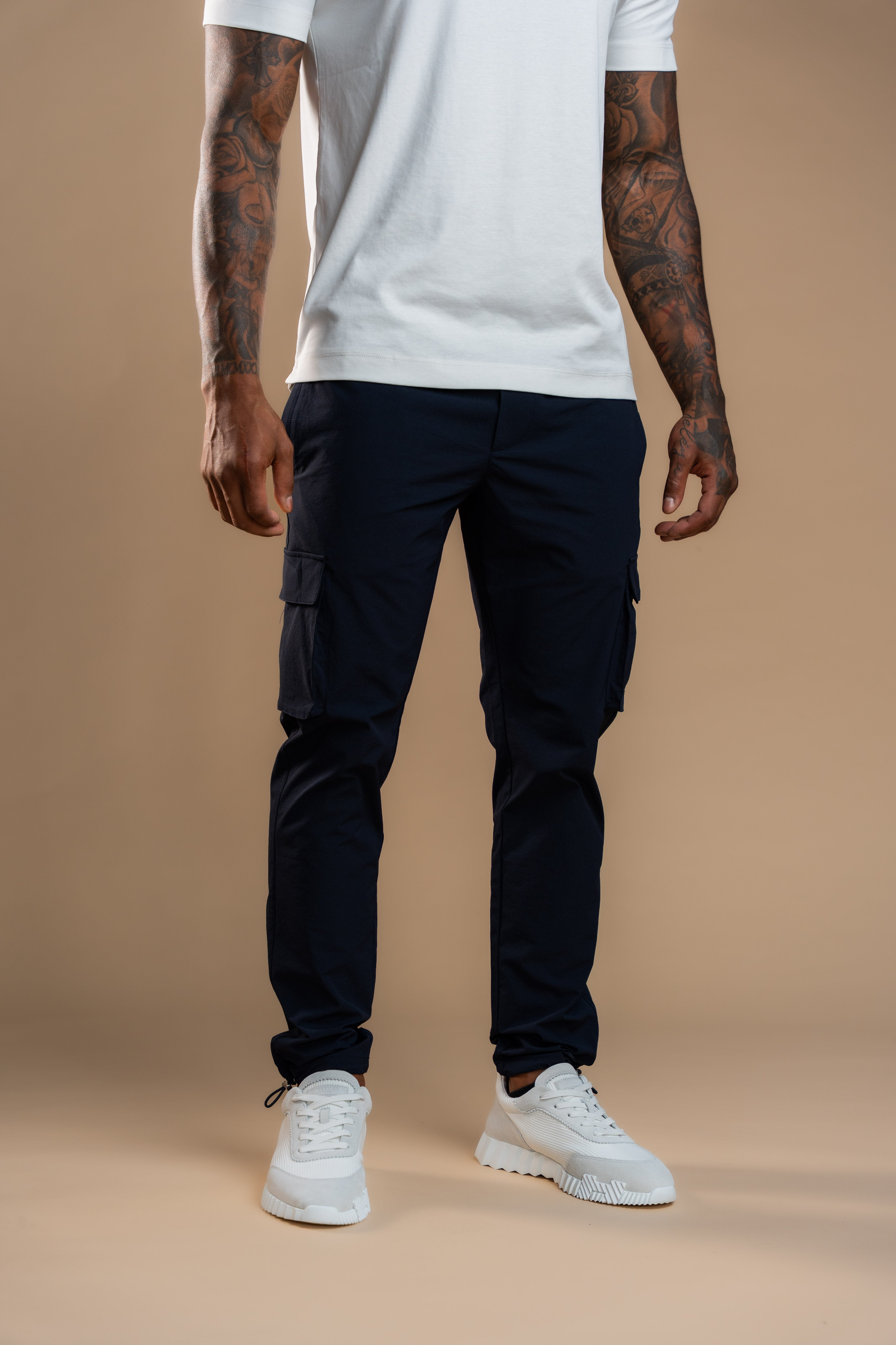 Cargo Tech Pants - Deep Navy