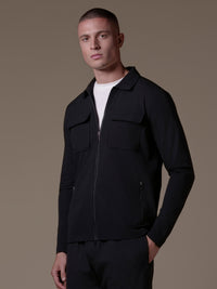 Cargo Tech Jacket - Black