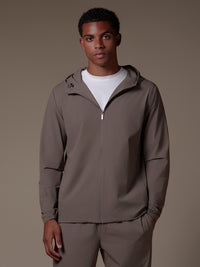 Tech Windbreaker - Taupe