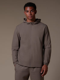 Tech Windbreaker - Taupe