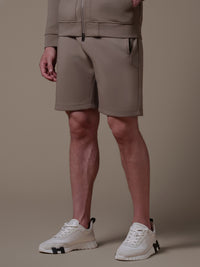 Interlock Flow Short Set - Taupe