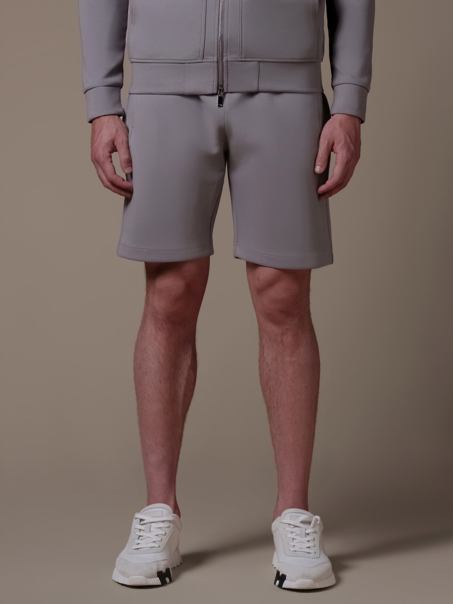 Interlock Flow Short Set - Grey