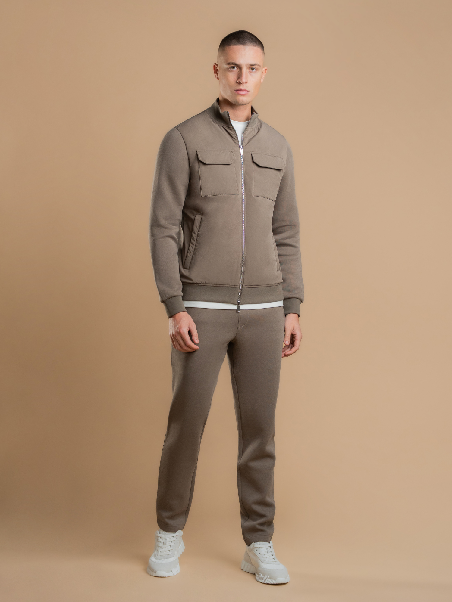 Hybrid Suit - Taupe