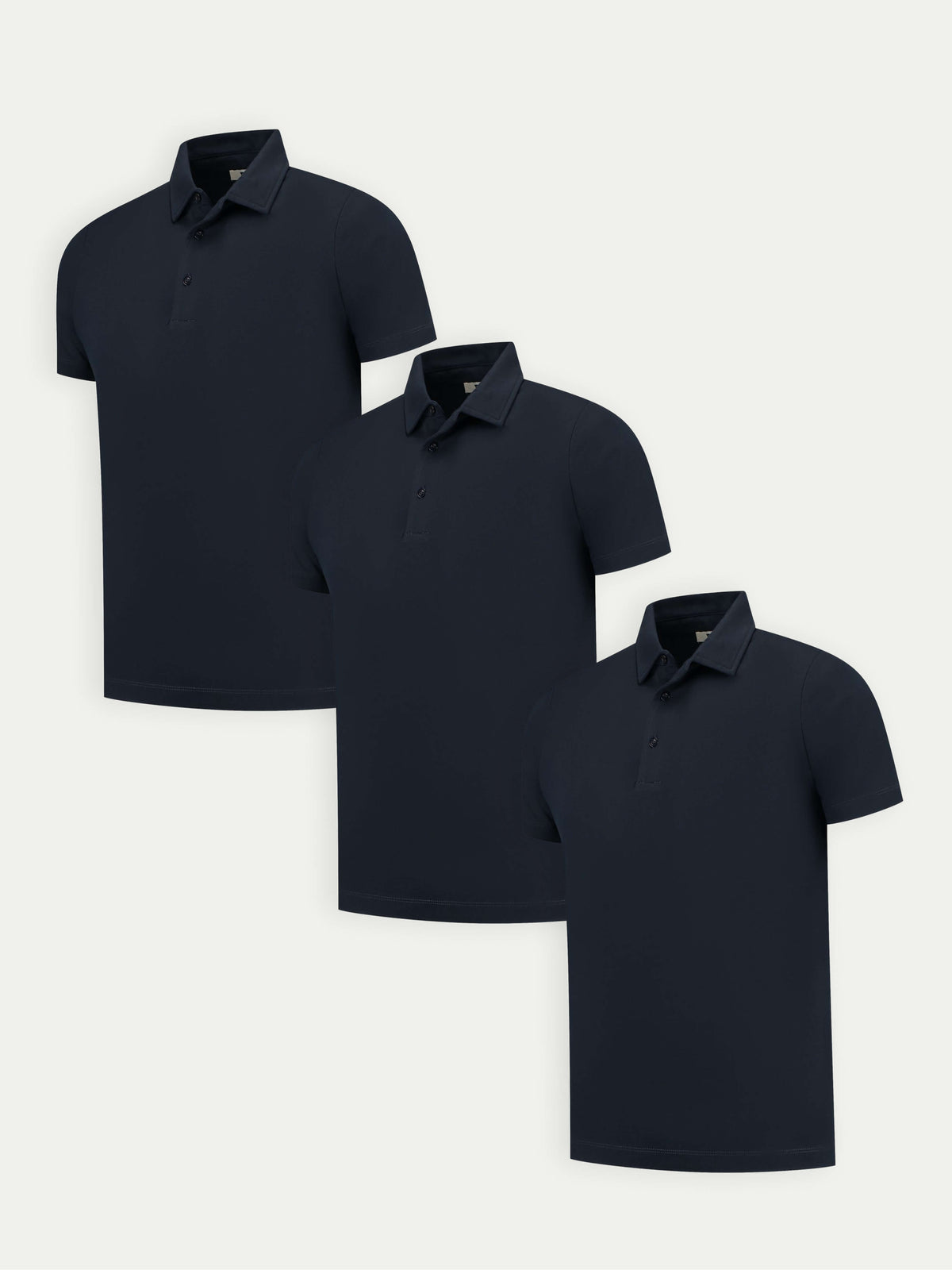 Lux Polo - Mixed 3 Pack - Navy